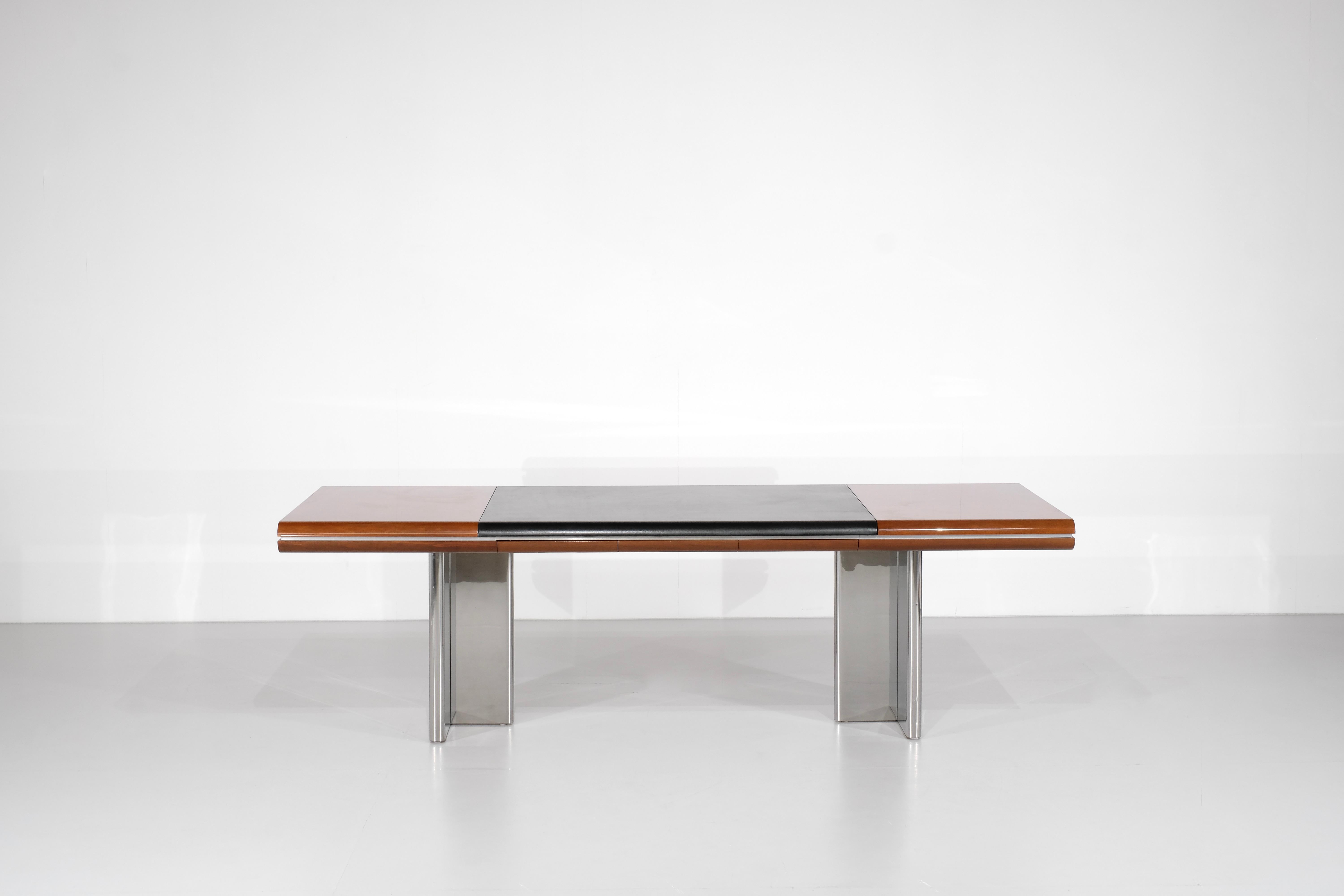 Desk by Hans von Klier for Skipper, Italy 1970s. In Good Condition For Sale In Lot/Drogenbos, BE