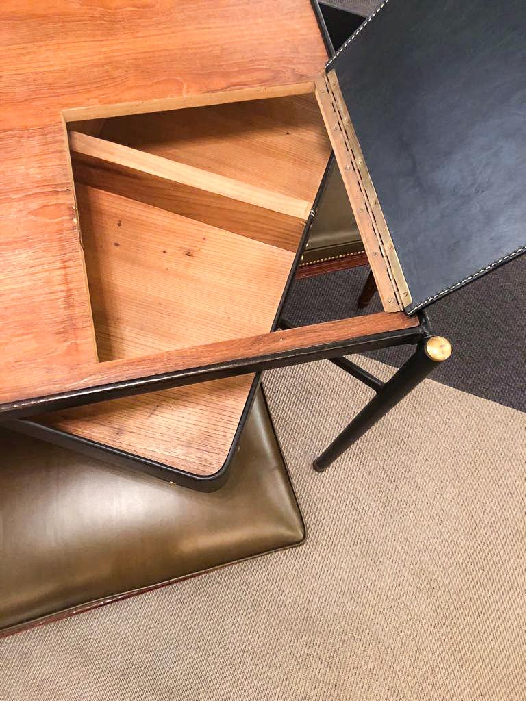 Desk by Jacques Adnet (1900-1984), France, c. 1940 In Good Condition In New York, NY
