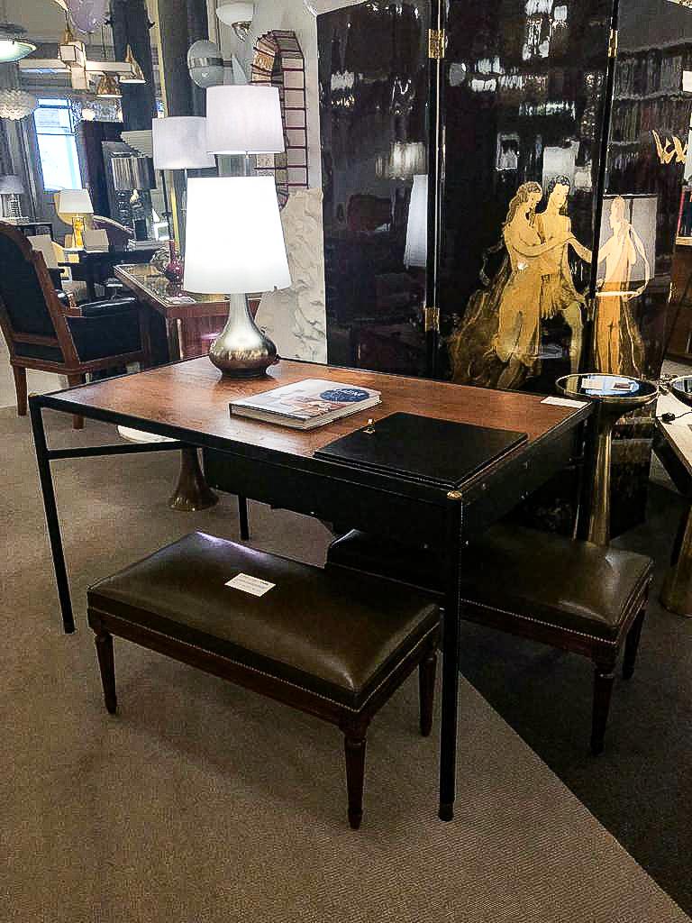 Mid-20th Century Desk by Jacques Adnet (1900-1984), France, c. 1940
