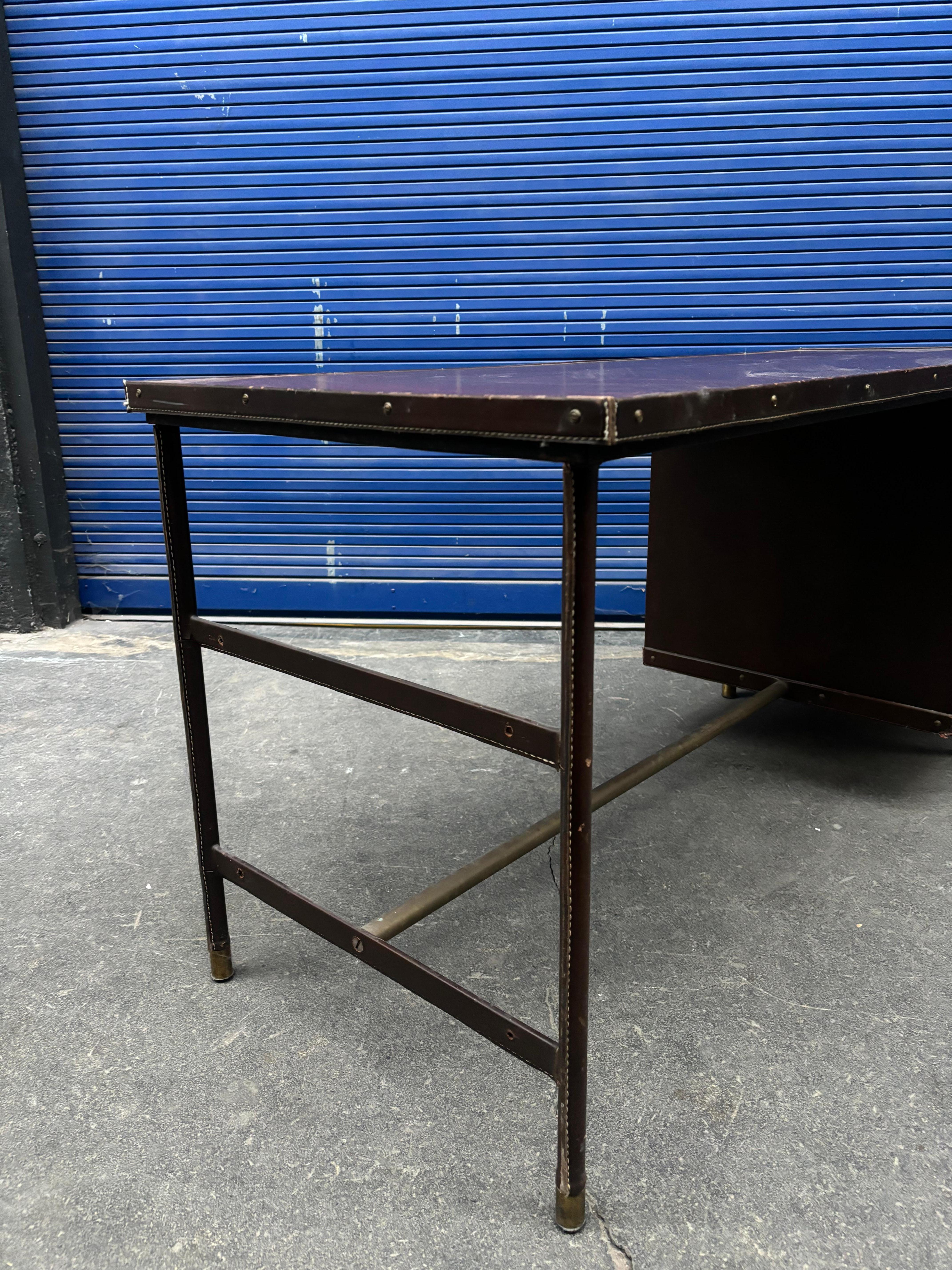 Scrivania di Jacques Adnet in vendita 4