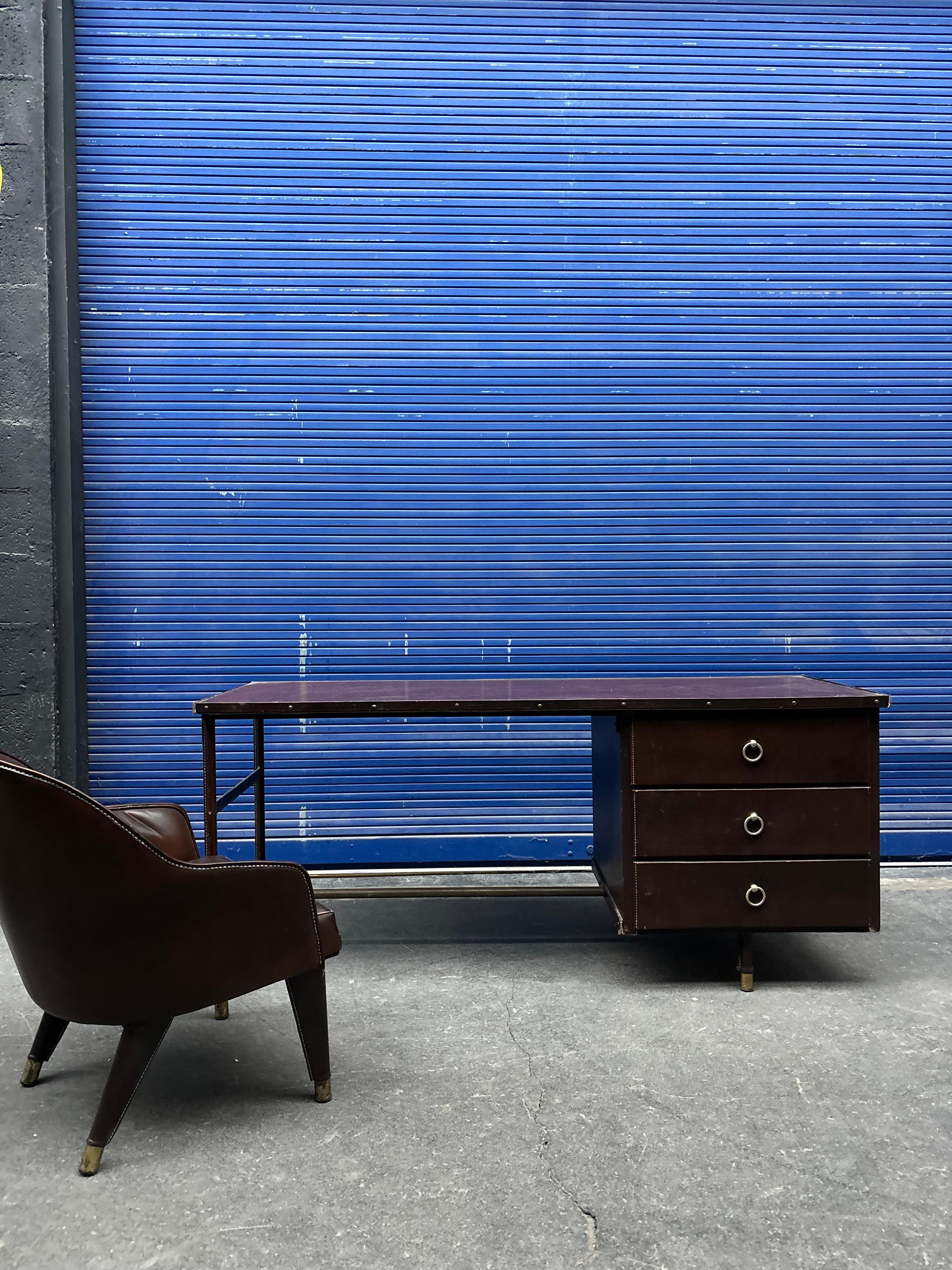 Scrivania di Jacques Adnet in vendita 12