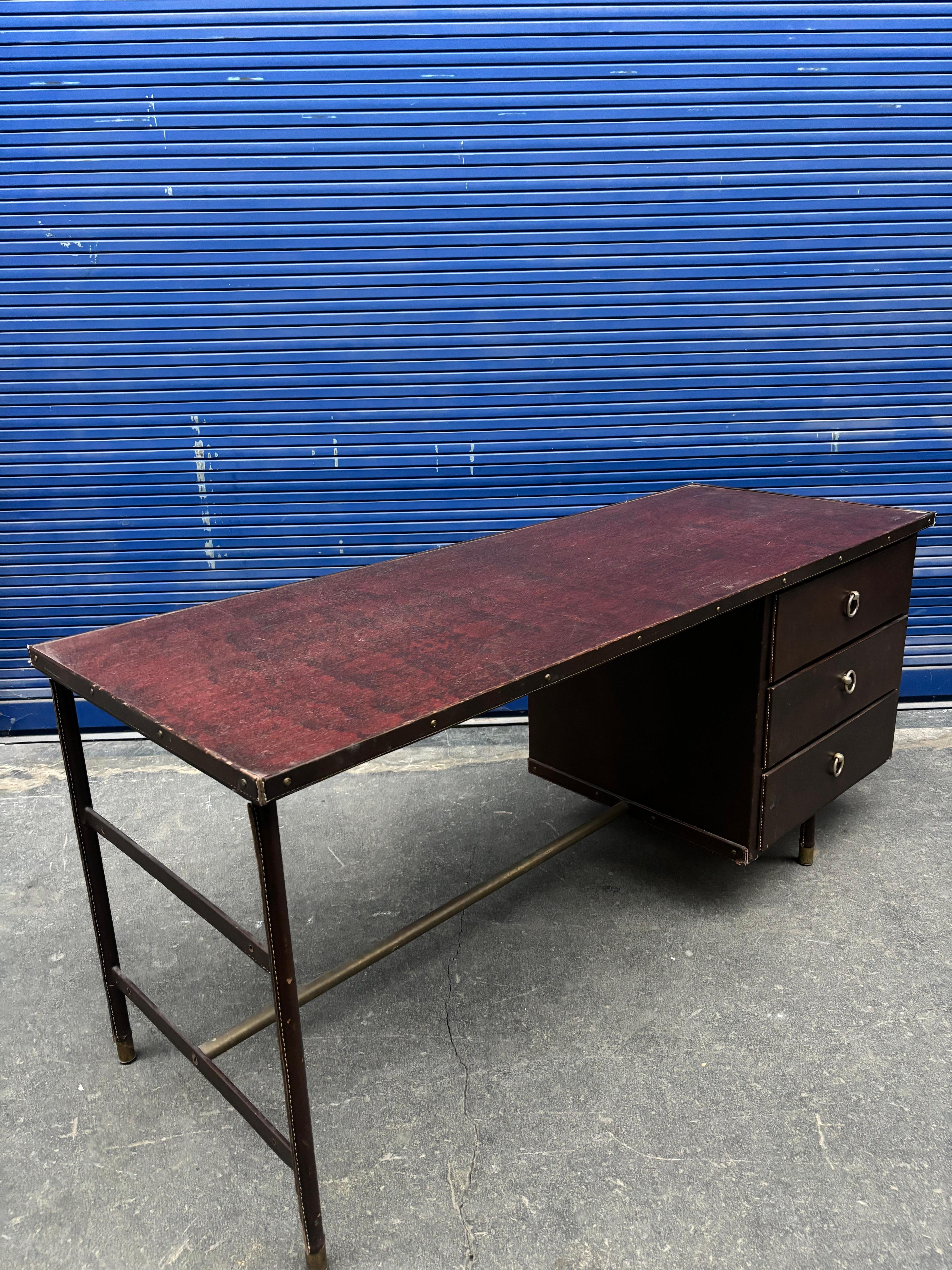 Scrivania di Jacques Adnet in vendita 1