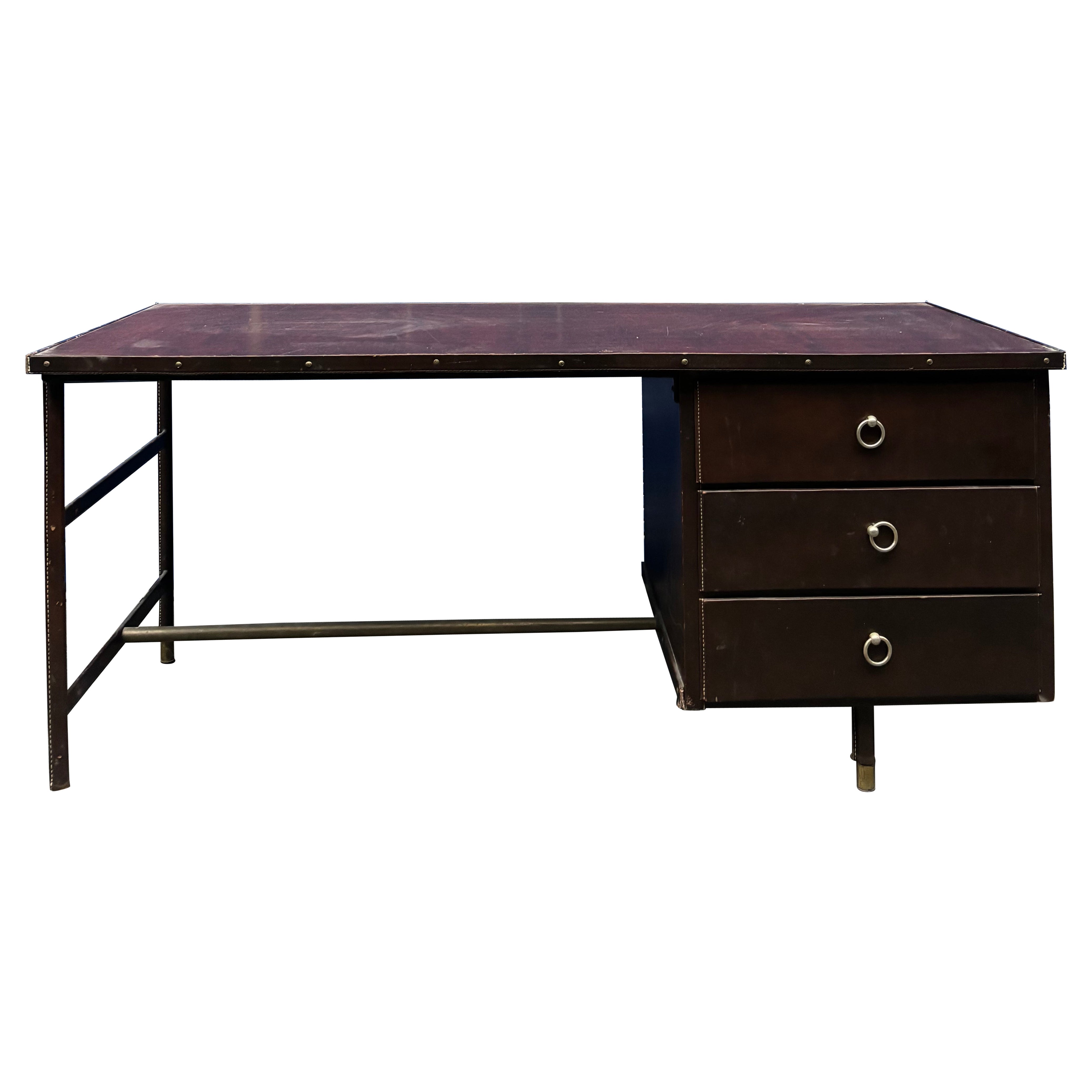 Scrivania di Jacques Adnet in vendita