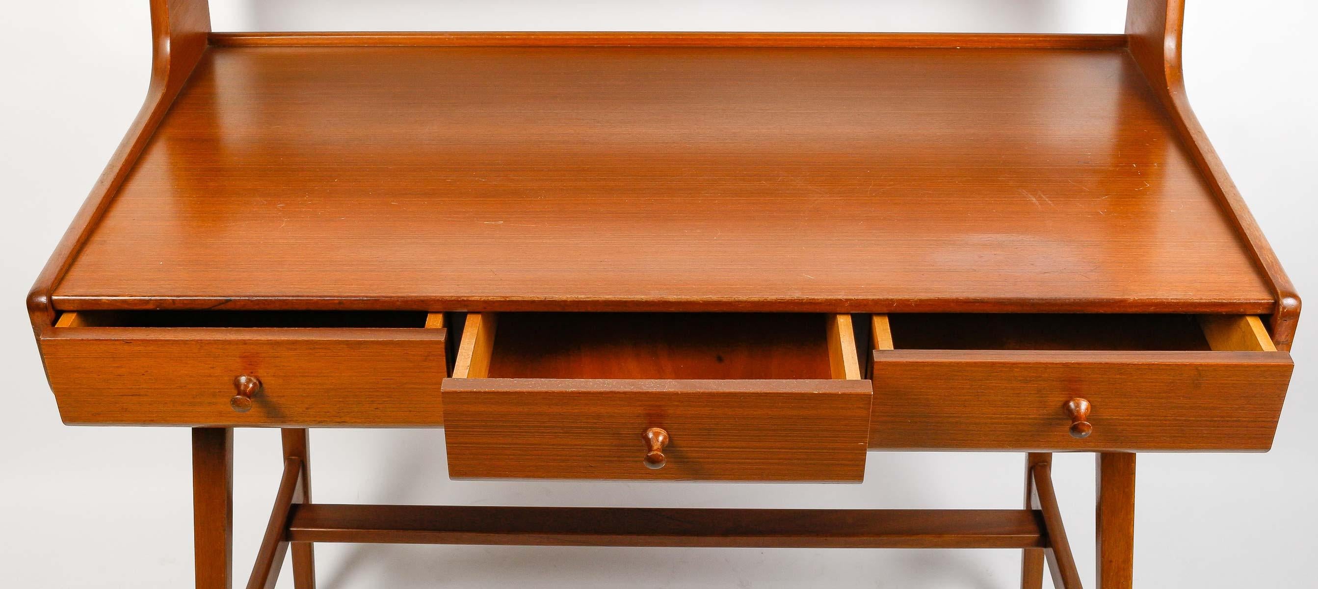 French Desk by Jacques Hauville, circa 1960.
