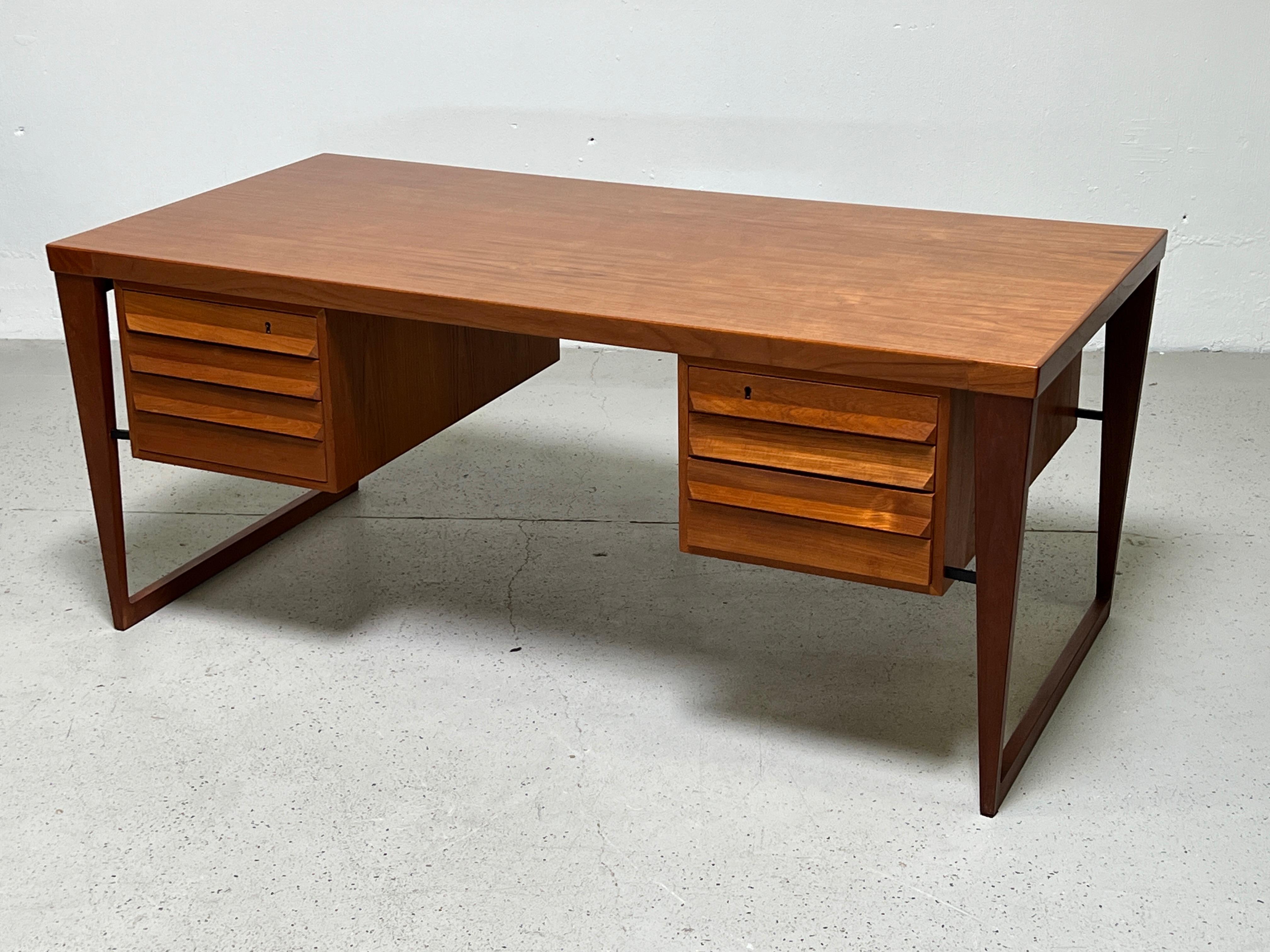 Desk by Kai Kristiansen for Feldballes Møbelfabrik For Sale 3