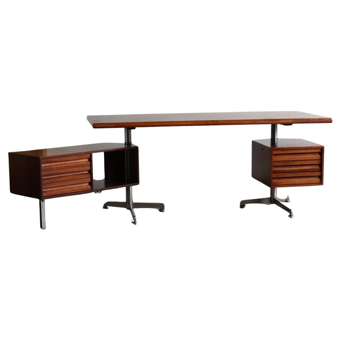 Bureau d'Osvaldo Borsani T95 pour Tecno, Italie 1956