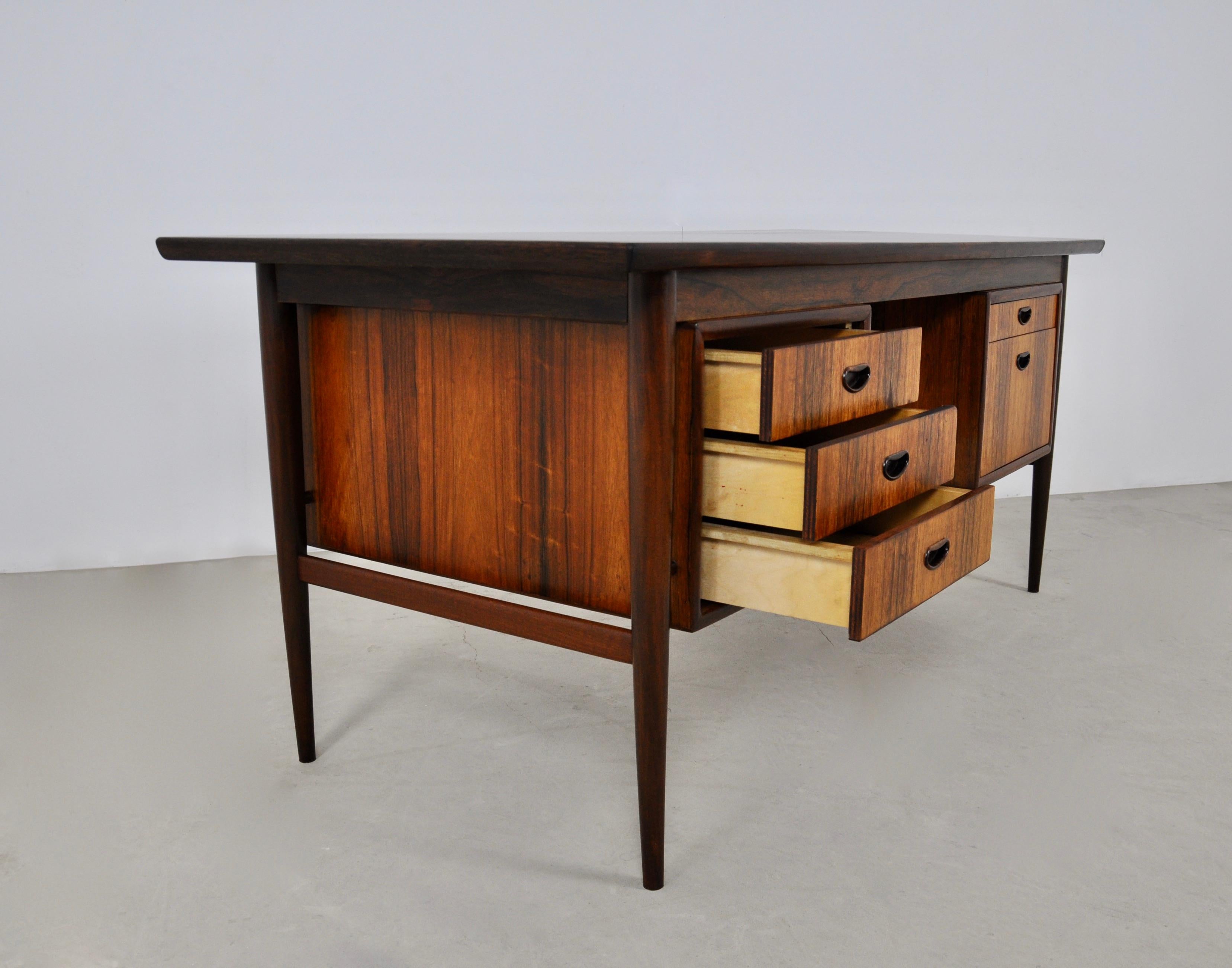 Wood Desk by Oswald Vermaecke for V Form 1960s