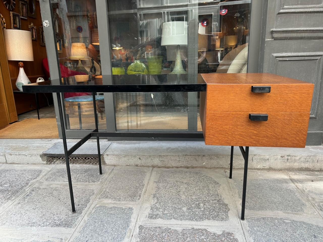 Scrivania CM141 disegnata da Pierre Paulin, edizione Thonet, anni 1950-60, Francia