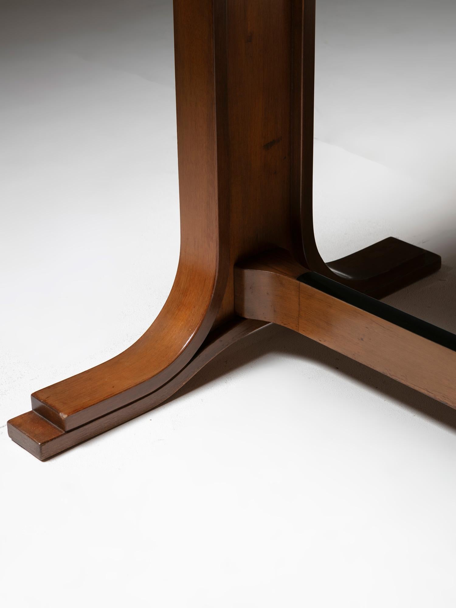 Wood Desk by Renato Magri for Cantieri Carugati