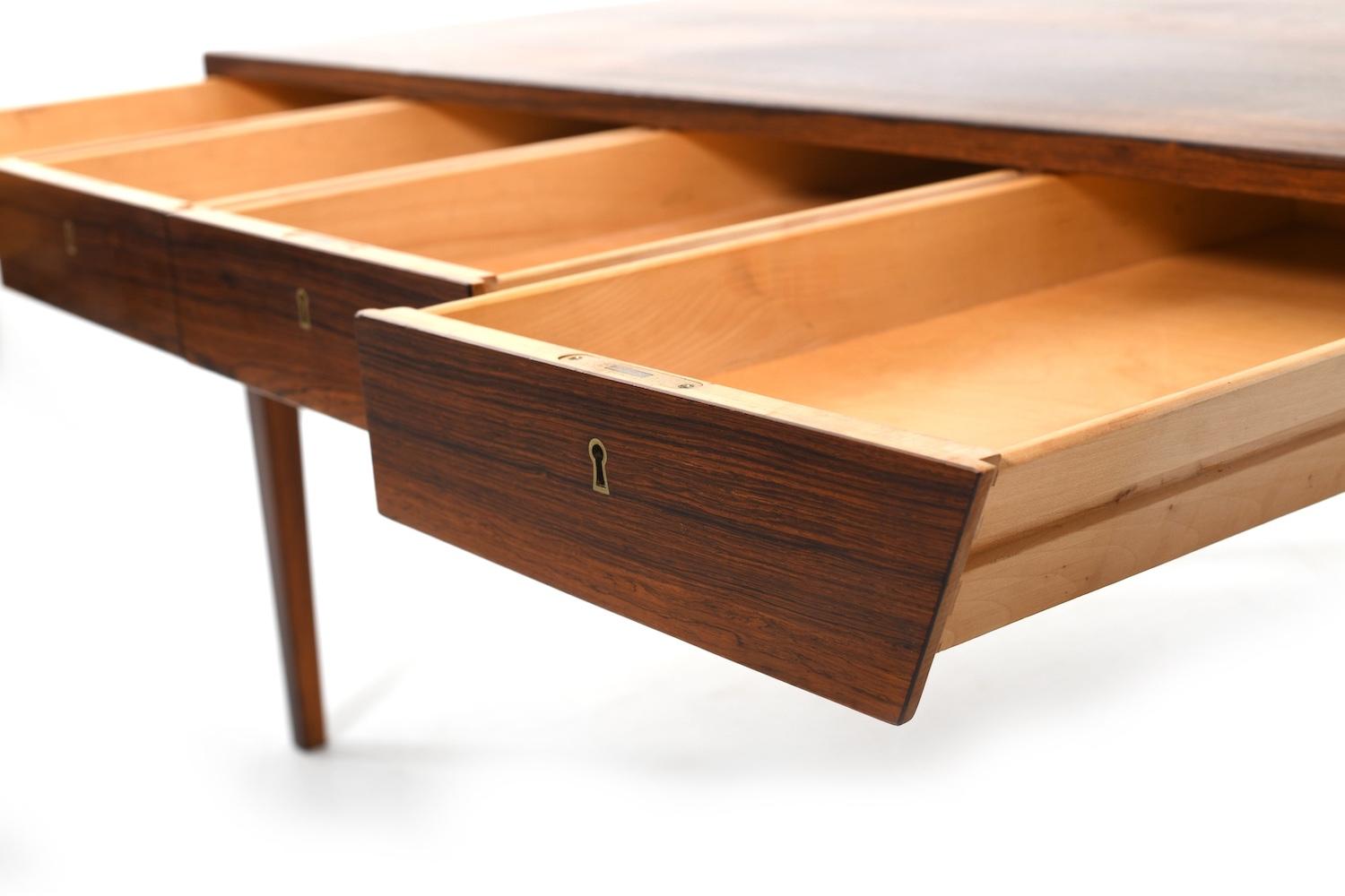 Desk by Severin Hansen for Haslev Møbler 1960s For Sale 6