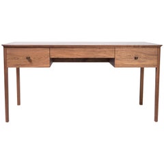 Desk by Tretiak Works, Handmade Contemporary Walnut Brass Customizable 