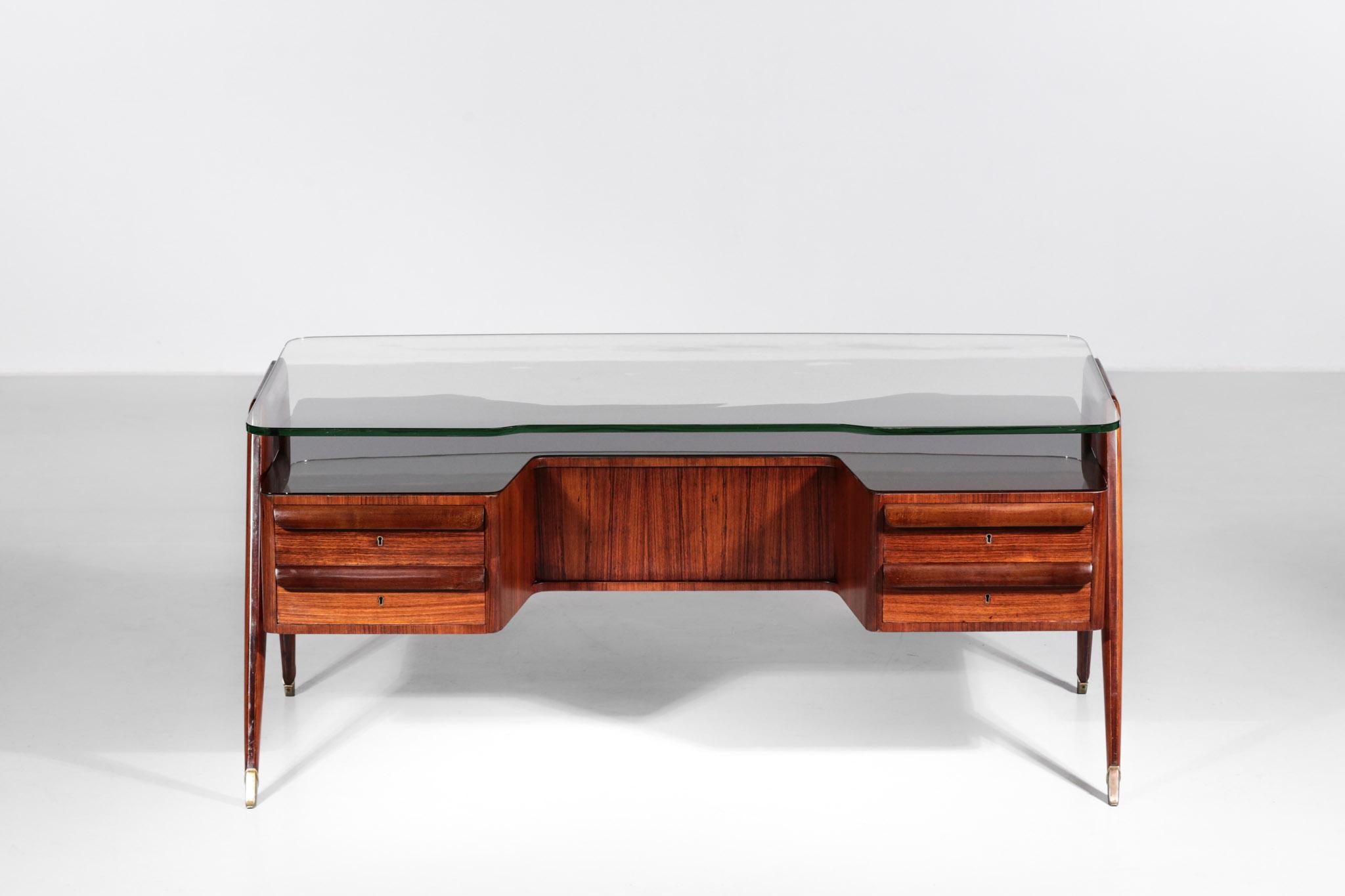 Desk by Vittorio Dassi, 1950s Italian Design 5