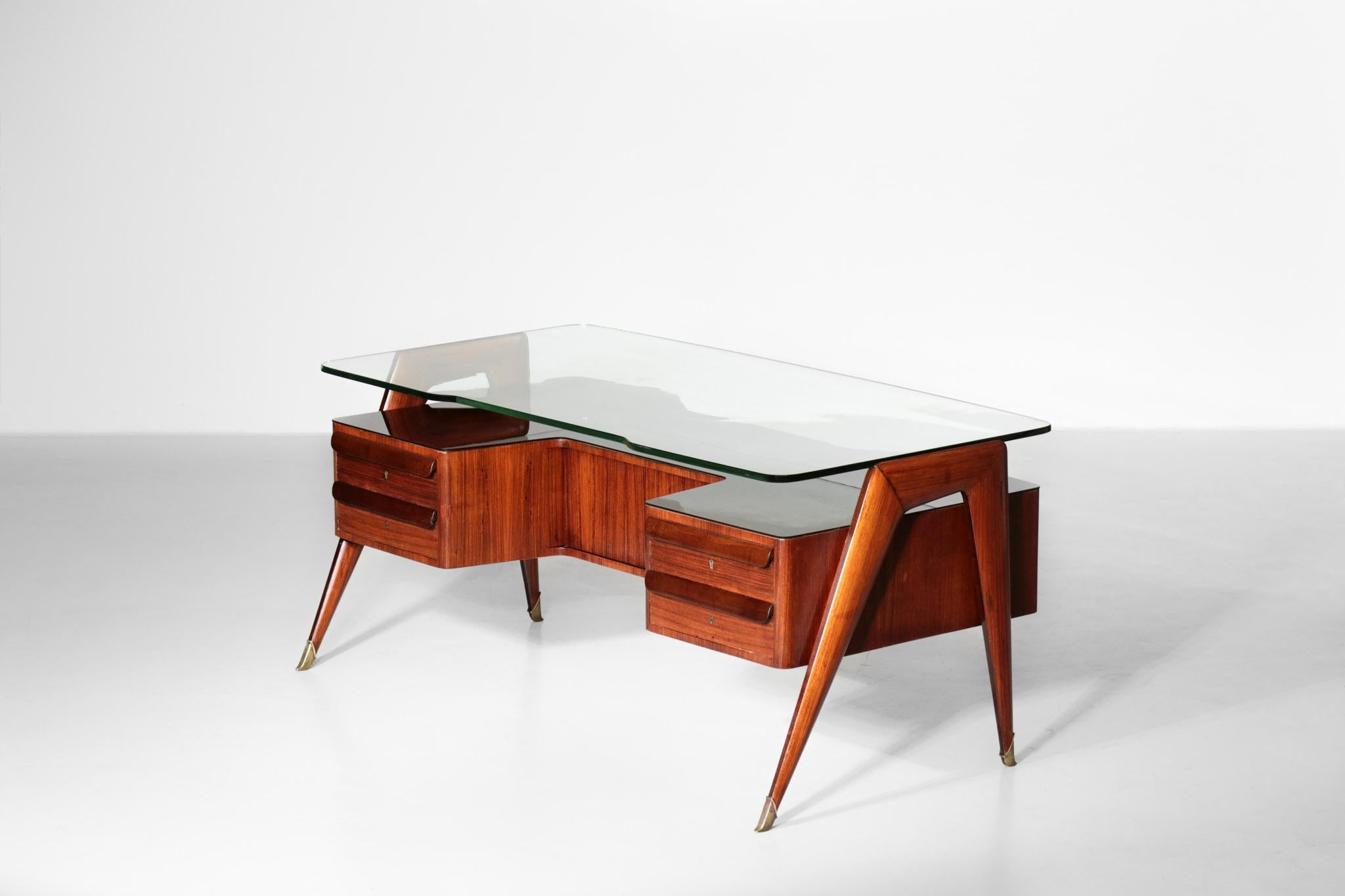 Schreibtisch von Vittorio Dassi:: 1950er Jahre Italienisches Design 9