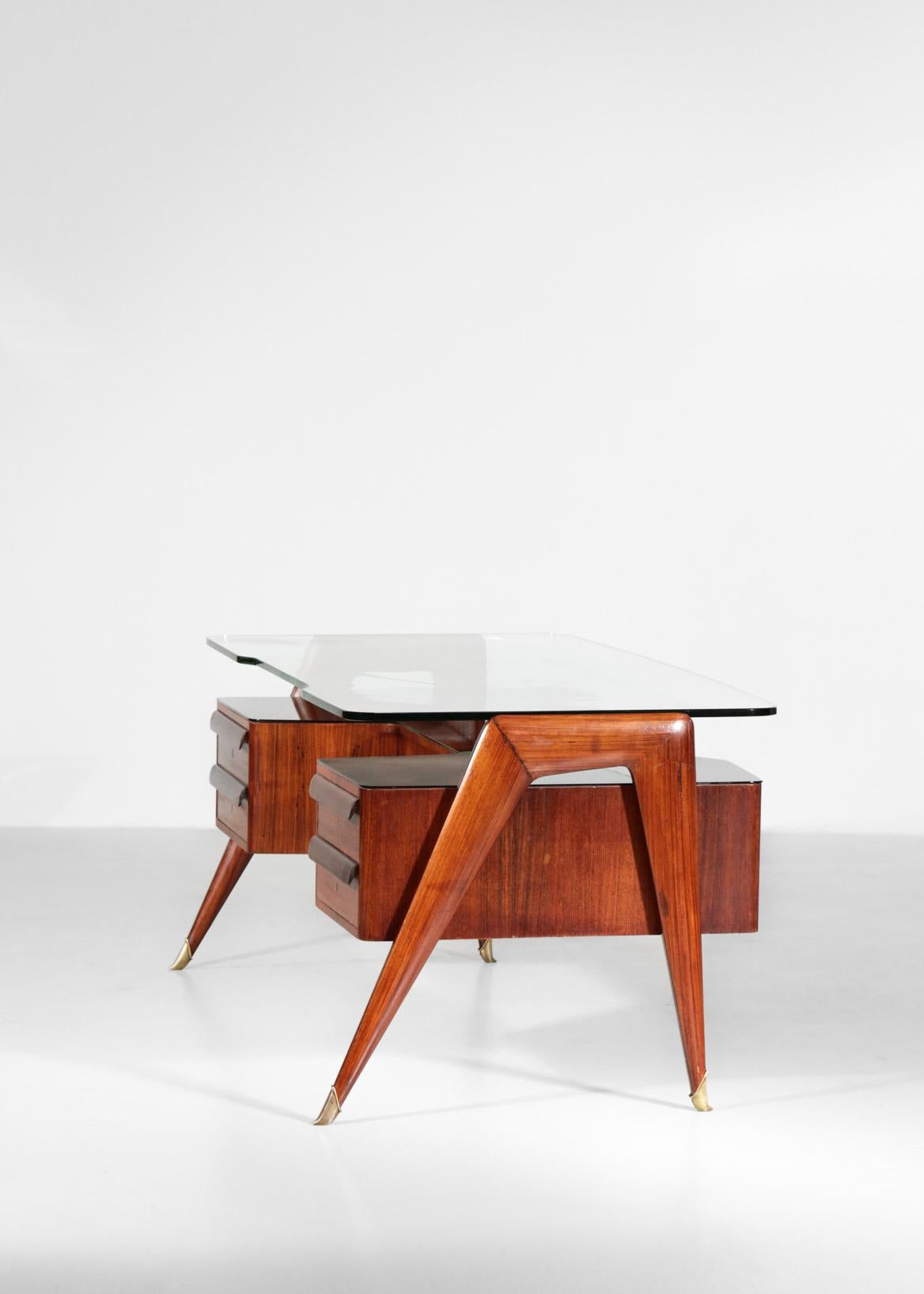Schreibtisch von Vittorio Dassi:: 1950er Jahre Italienisches Design 10