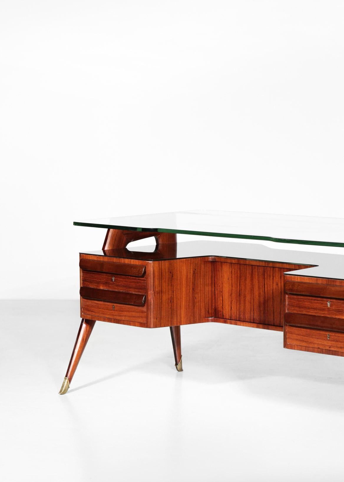 Mid-20th Century Desk by Vittorio Dassi, 1950s Italian Design