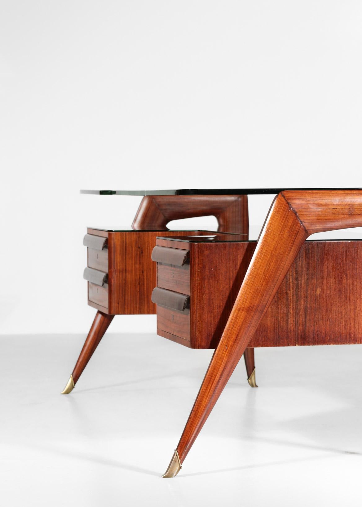 Schreibtisch von Vittorio Dassi:: 1950er Jahre Italienisches Design 2