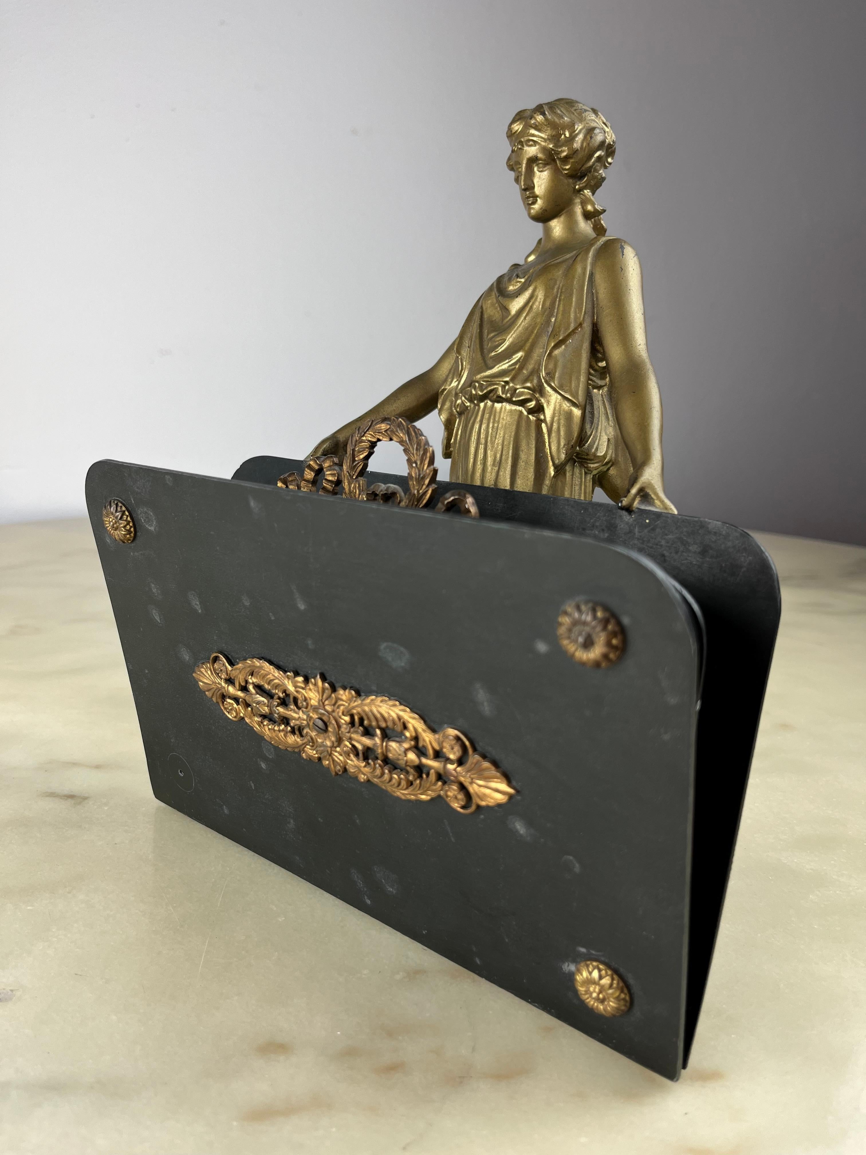 Desk Card Holder, France, 1940s In Good Condition For Sale In Palermo, IT