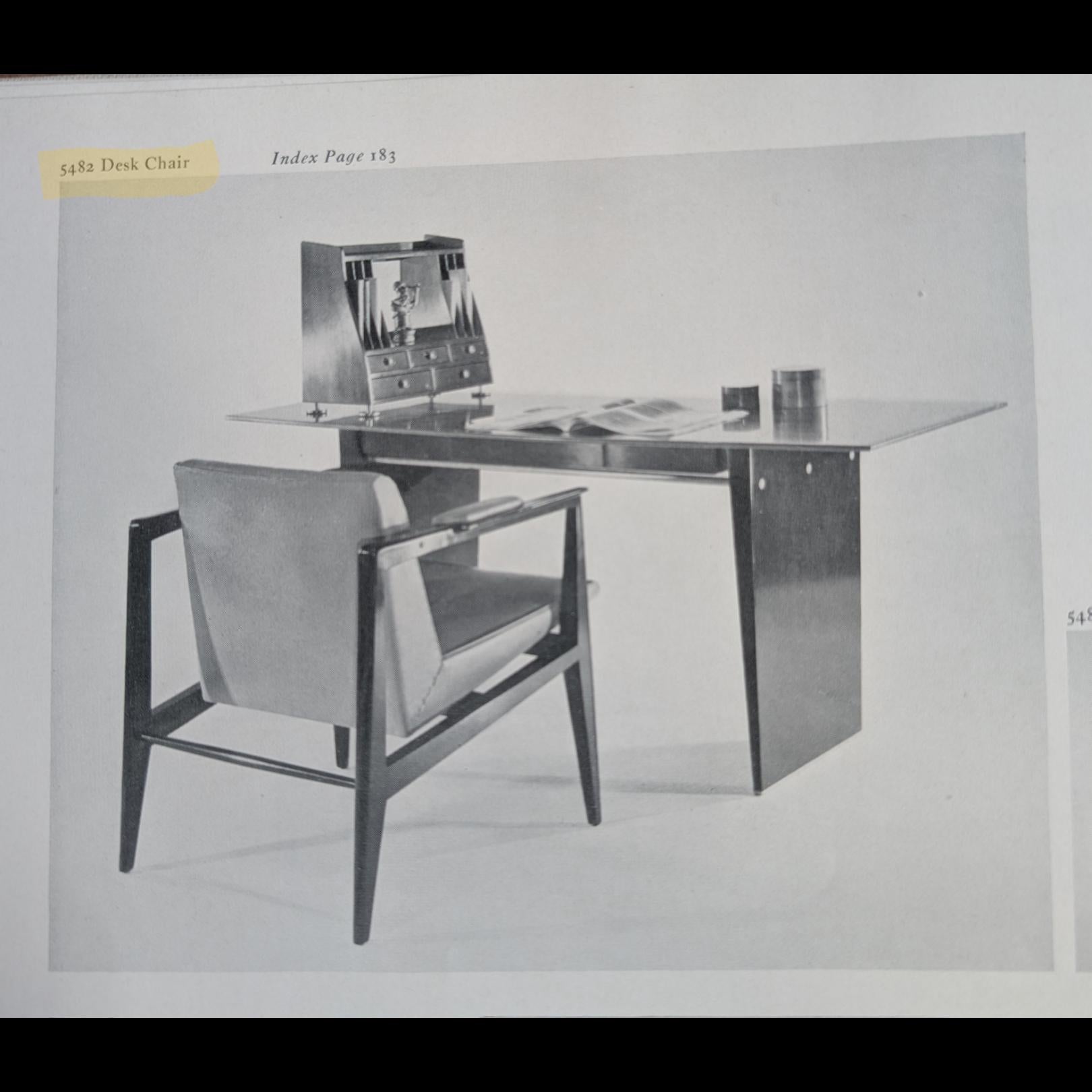 Silla de escritorio nº 5482 de Edward Wormley para Dunbar en venta 9
