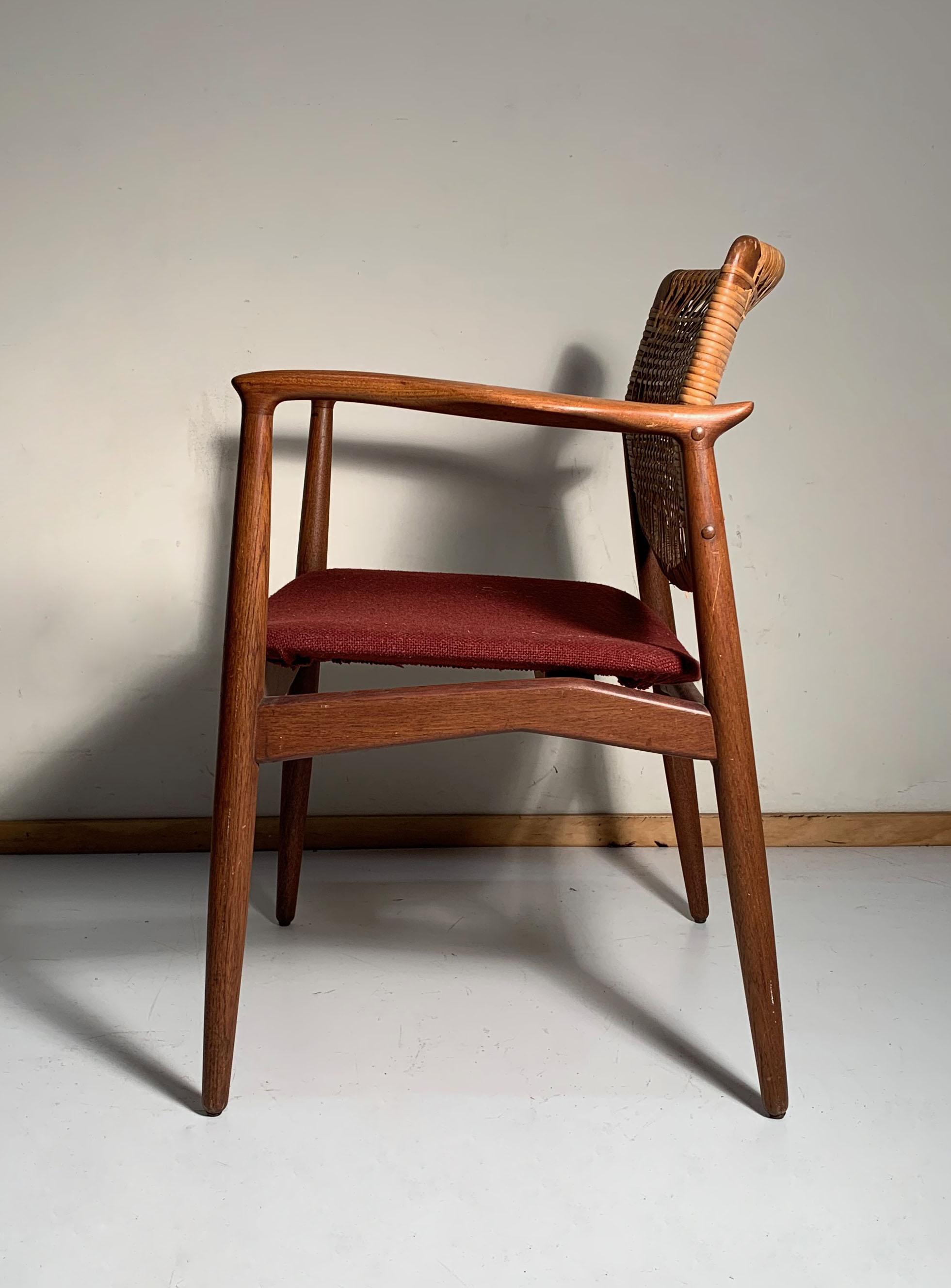 Danish Desk Chair by Erik Buch for Orum Mobelfabrik For Sale