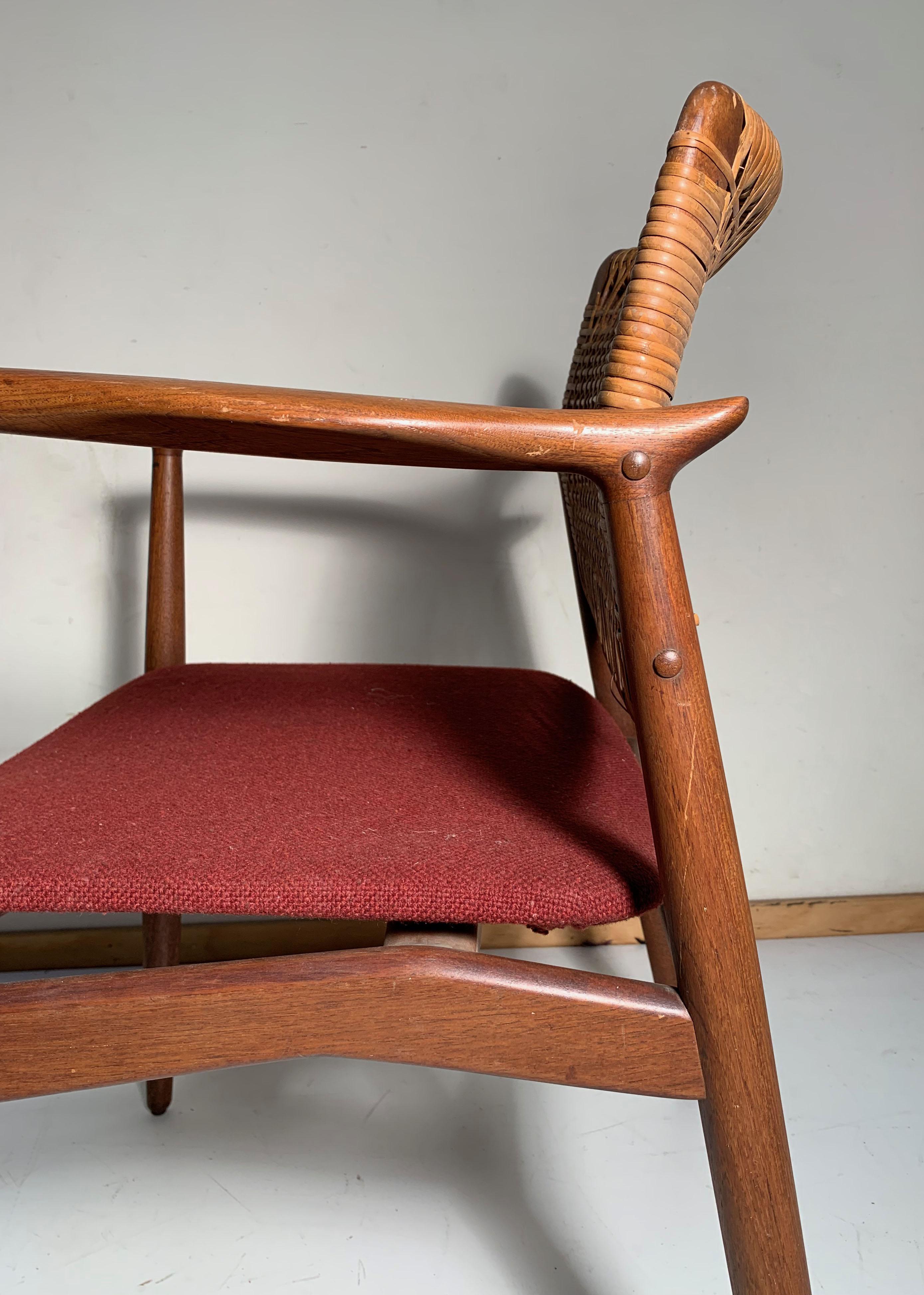 Desk Chair by Erik Buch for Orum Mobelfabrik In Good Condition For Sale In Chicago, IL