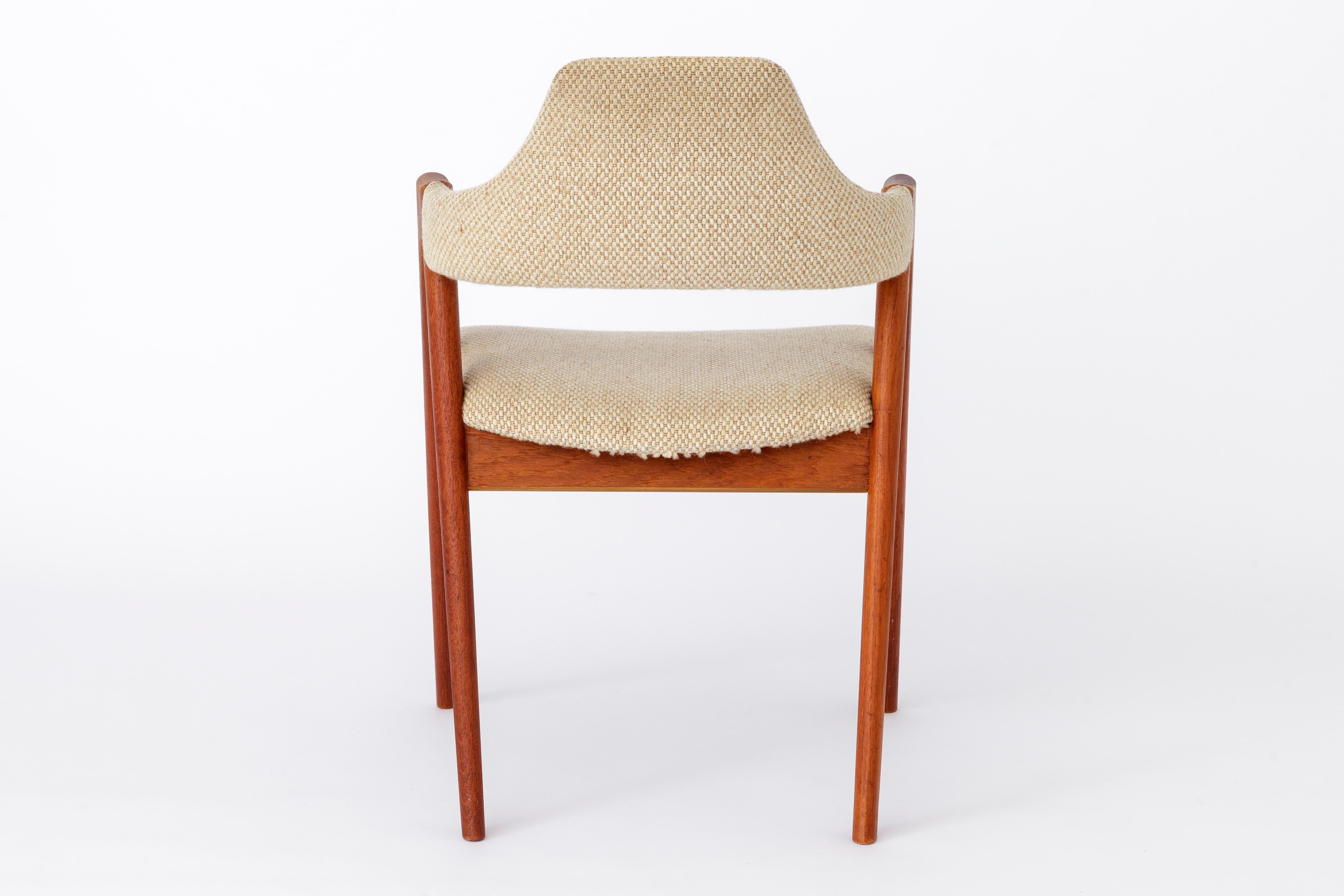 Desk chair by Kai Kristiansen 1960s, model Compass, Danish, Teak 1