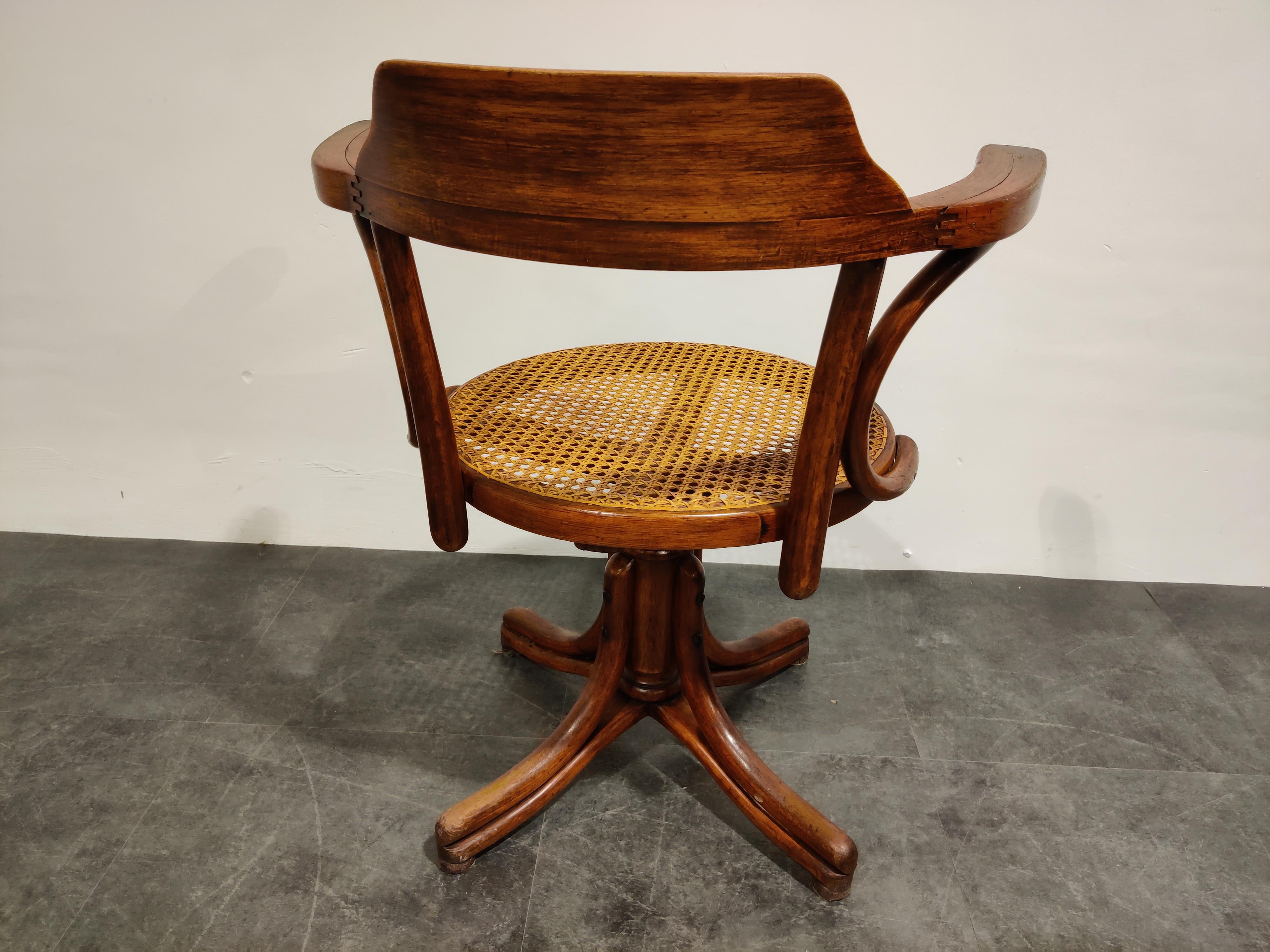 Austrian Desk Chair by Thonet, 1920s