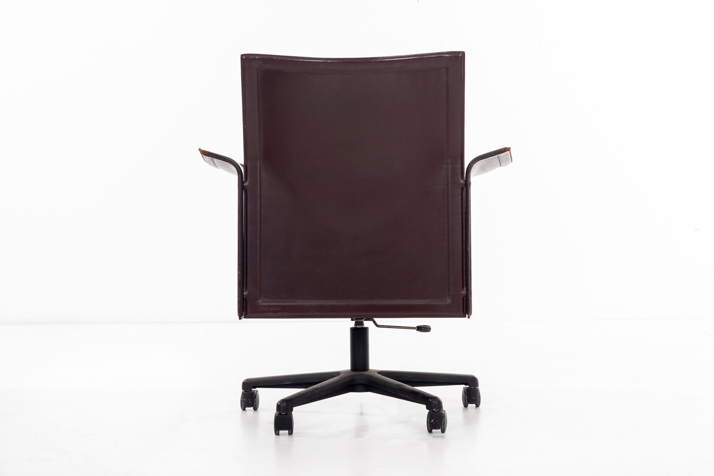 Italian Desk Chair by Tito Agnoli For Sale