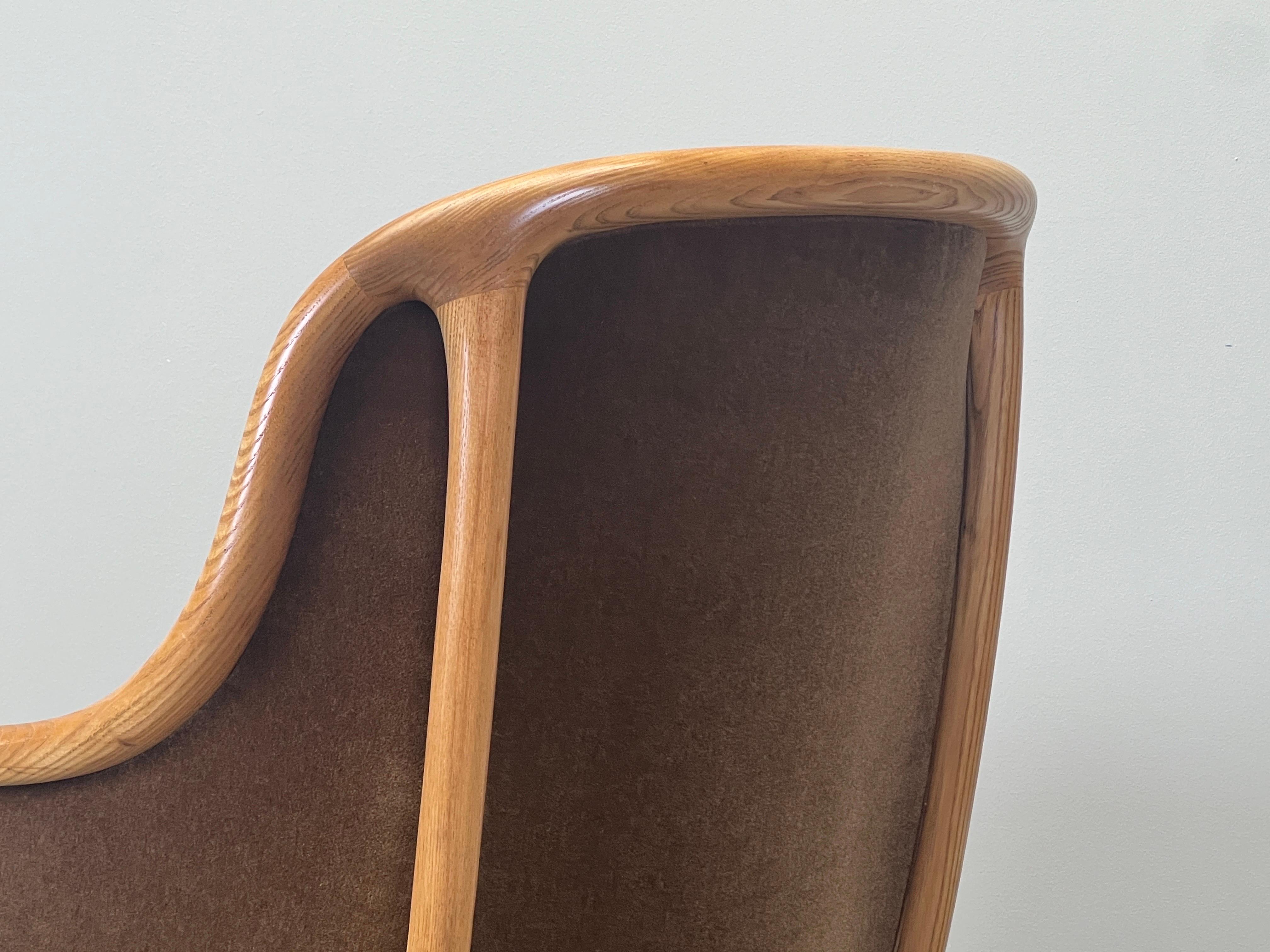 Desk Chair by Ward Bennett For Sale 6
