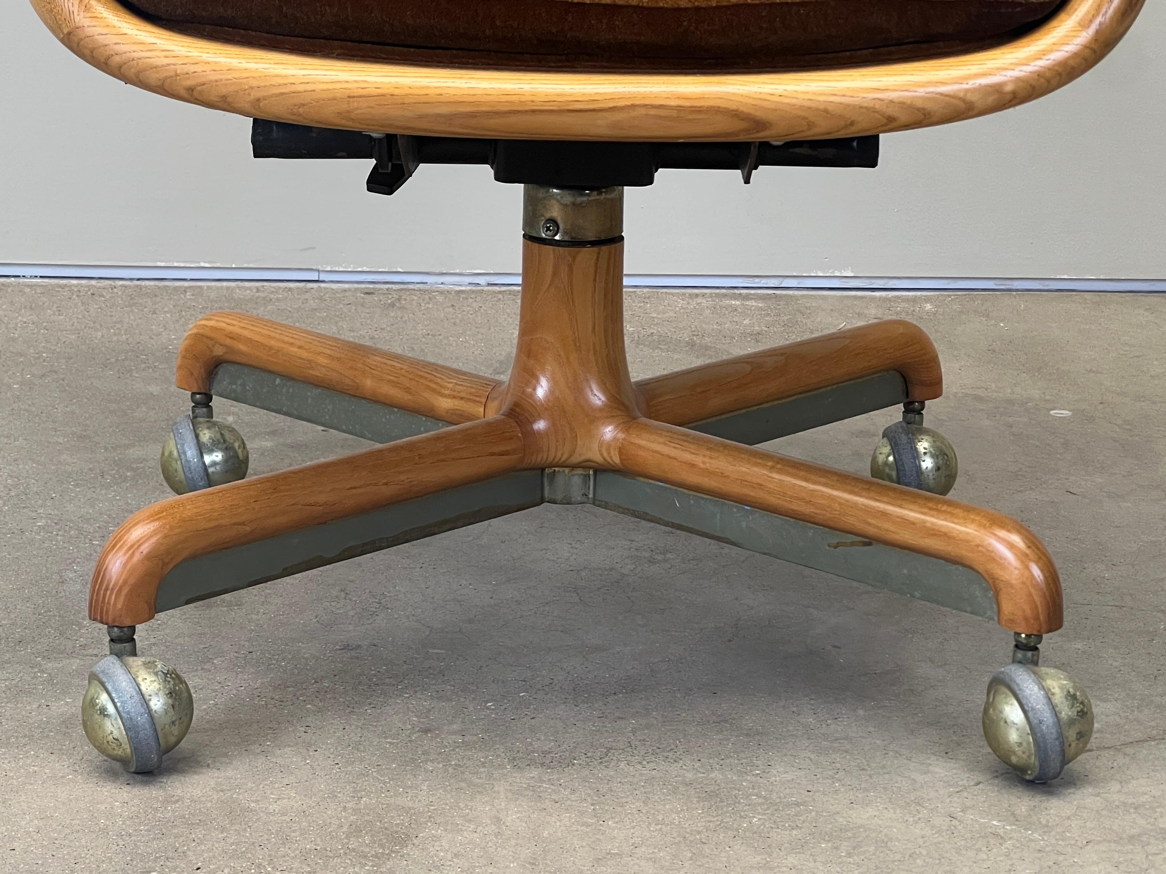 Desk Chair by Ward Bennett For Sale 11