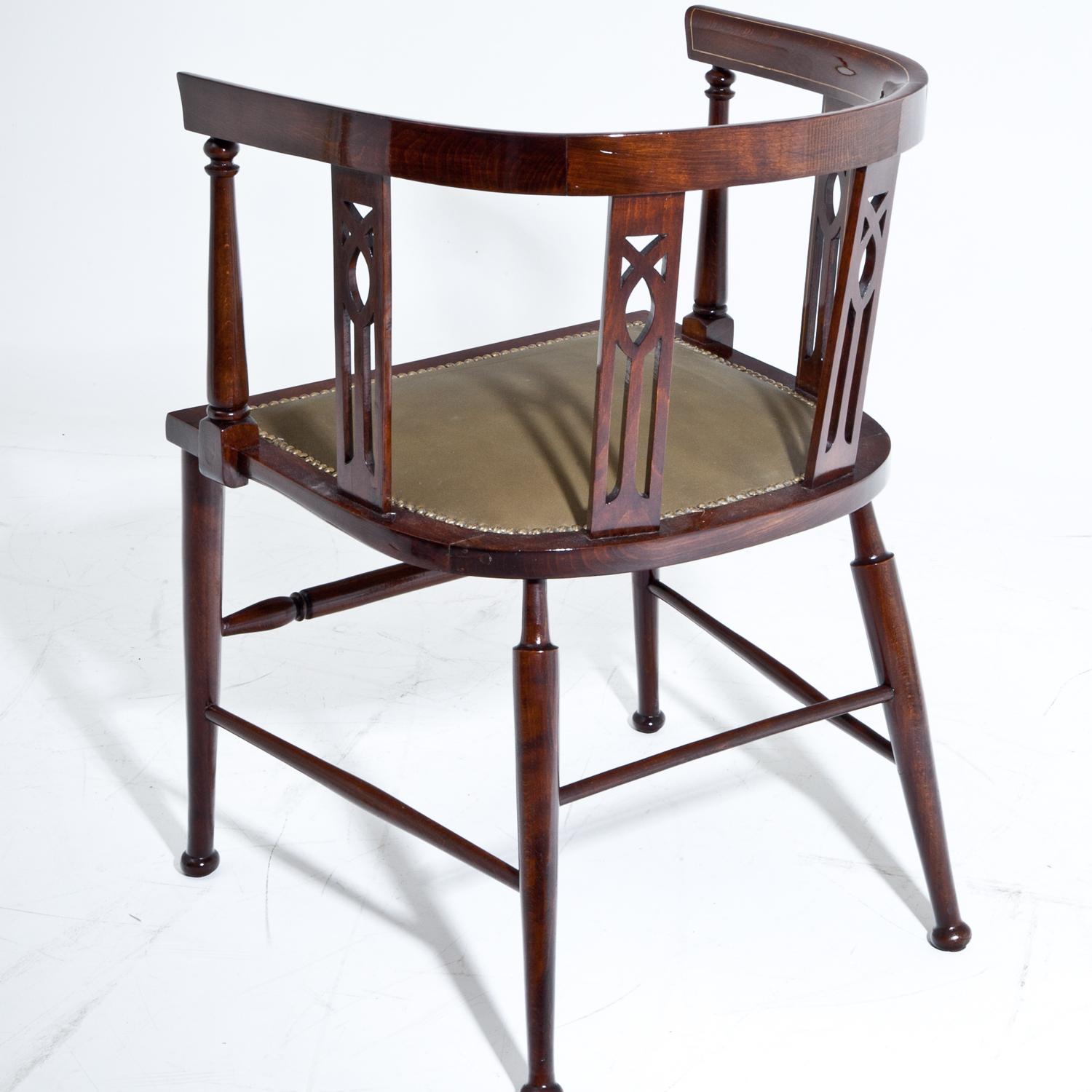 Desk Chair, England, Early 20th Century In Good Condition In Greding, DE