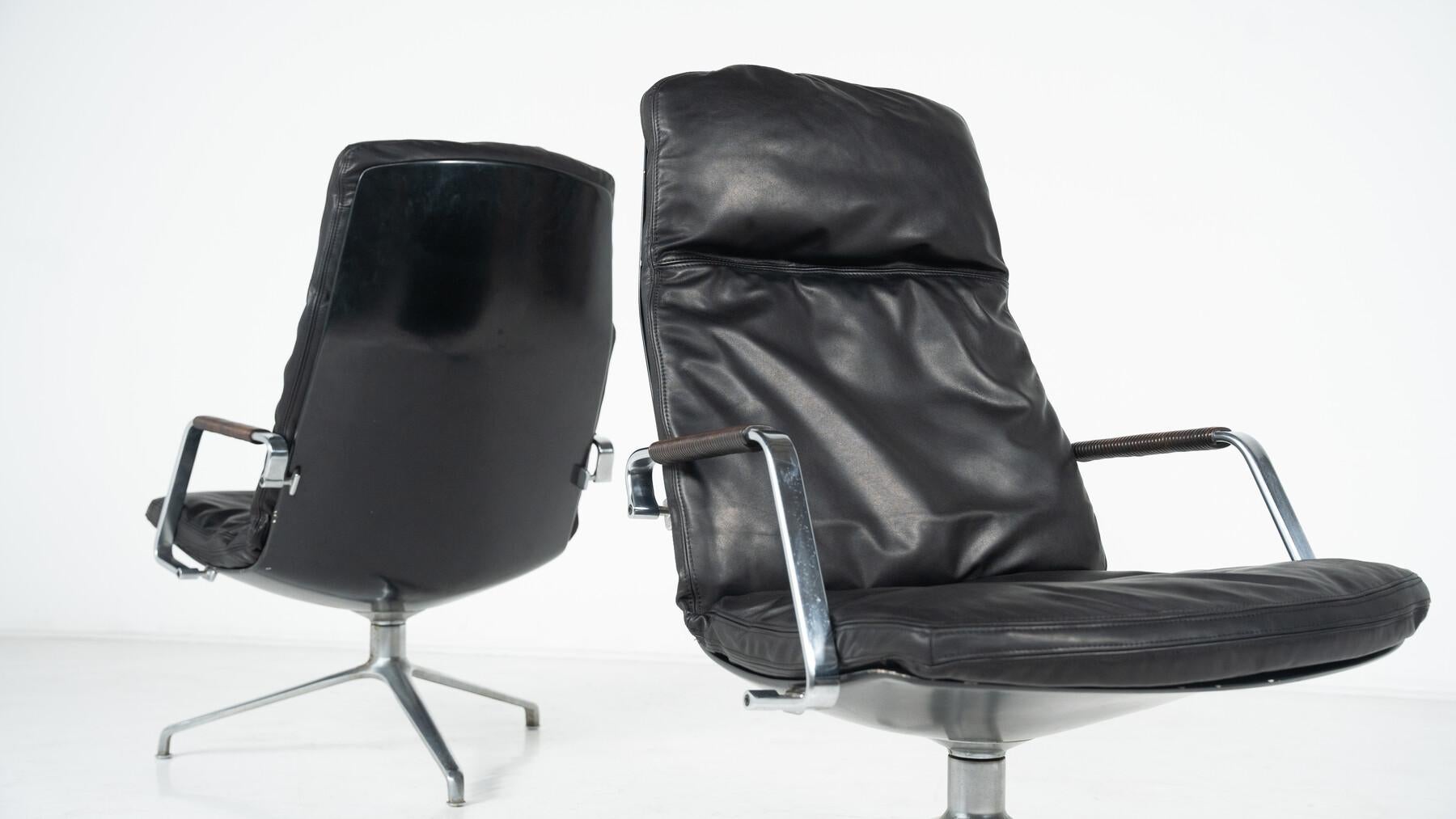Silla de escritorio FK-86 de Preben Fabricius & Jørgen Kastholm para Kill International siglo XX en venta