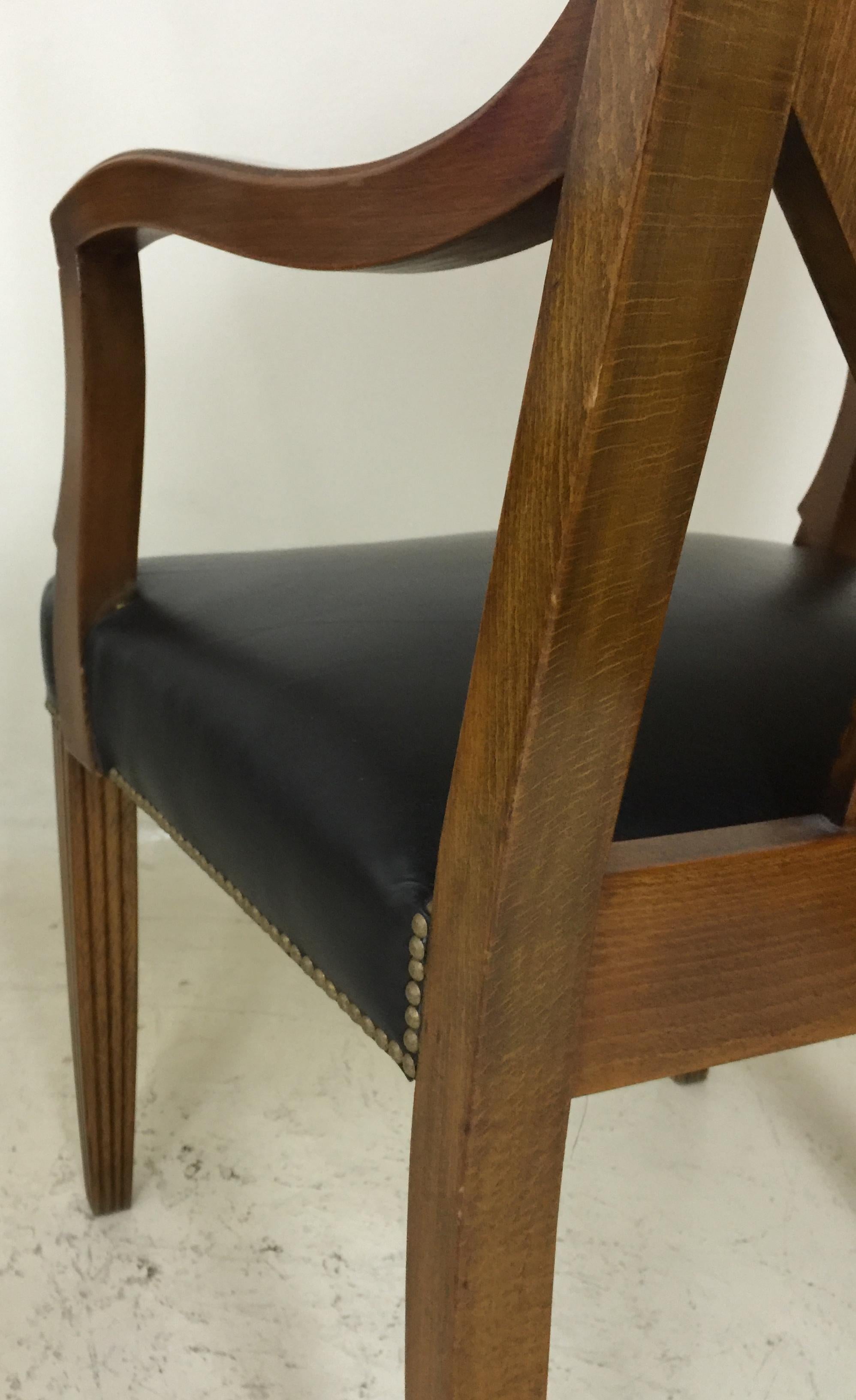 Mid-20th Century Desk Chair for the King, Style: Art Deco, 1930, German For Sale