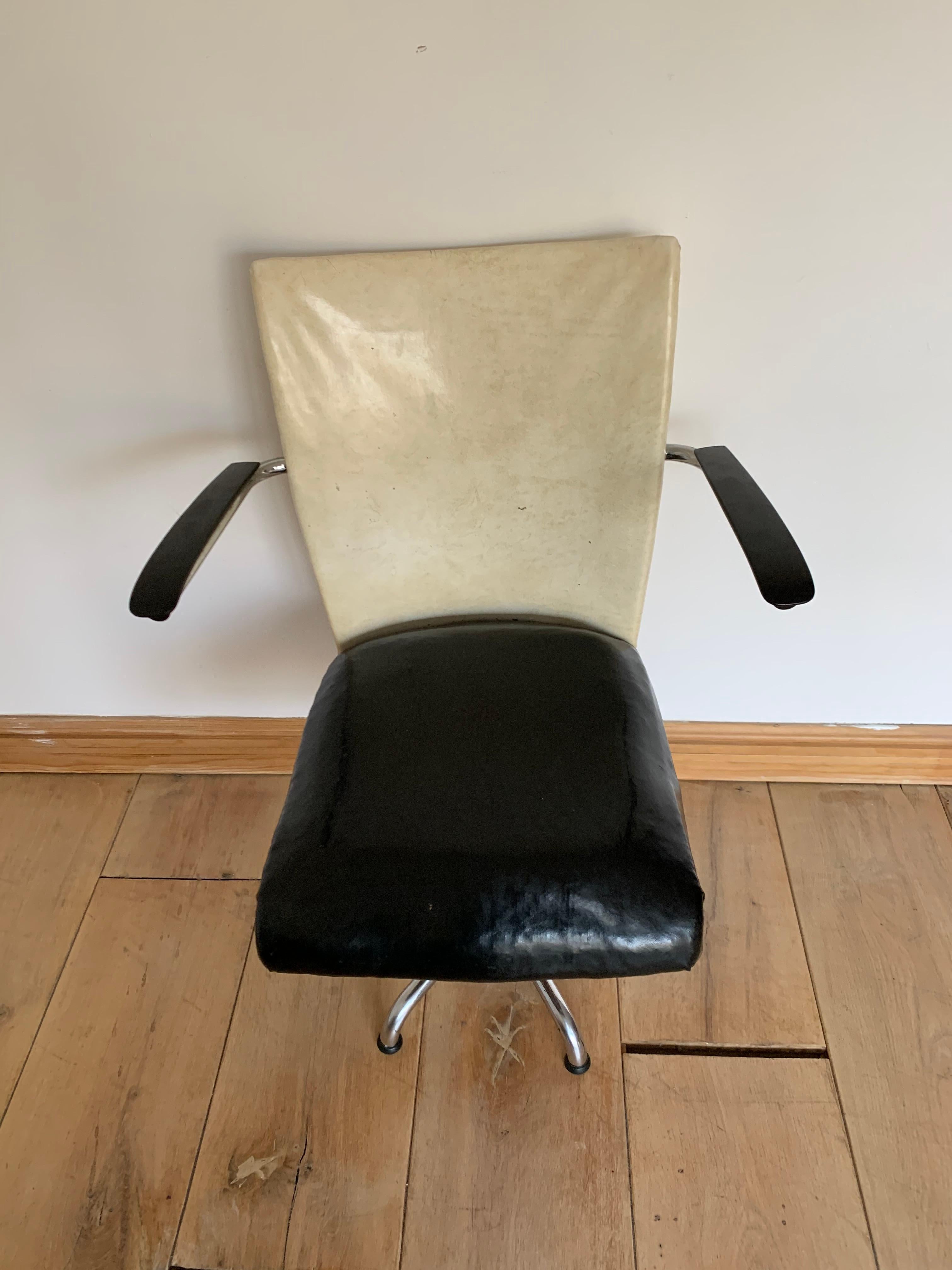 Dutch 20th Century Industrial Desk Chair from Gebroeders De Wit, Toon de Wit, 1960s For Sale
