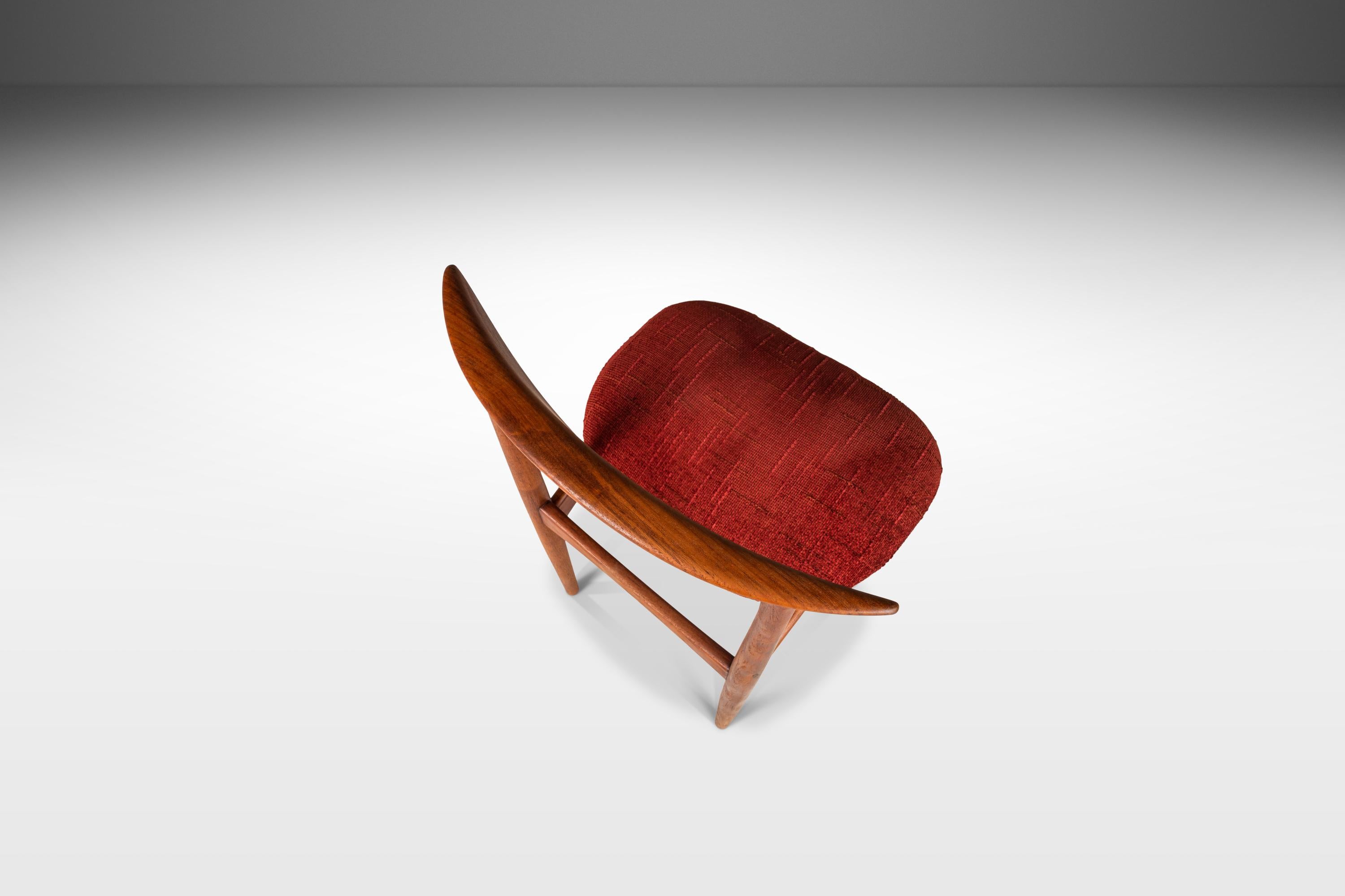 Desk Chair in Teak by Kurt Østervig for International Designers, Denmark, 1960s For Sale 8