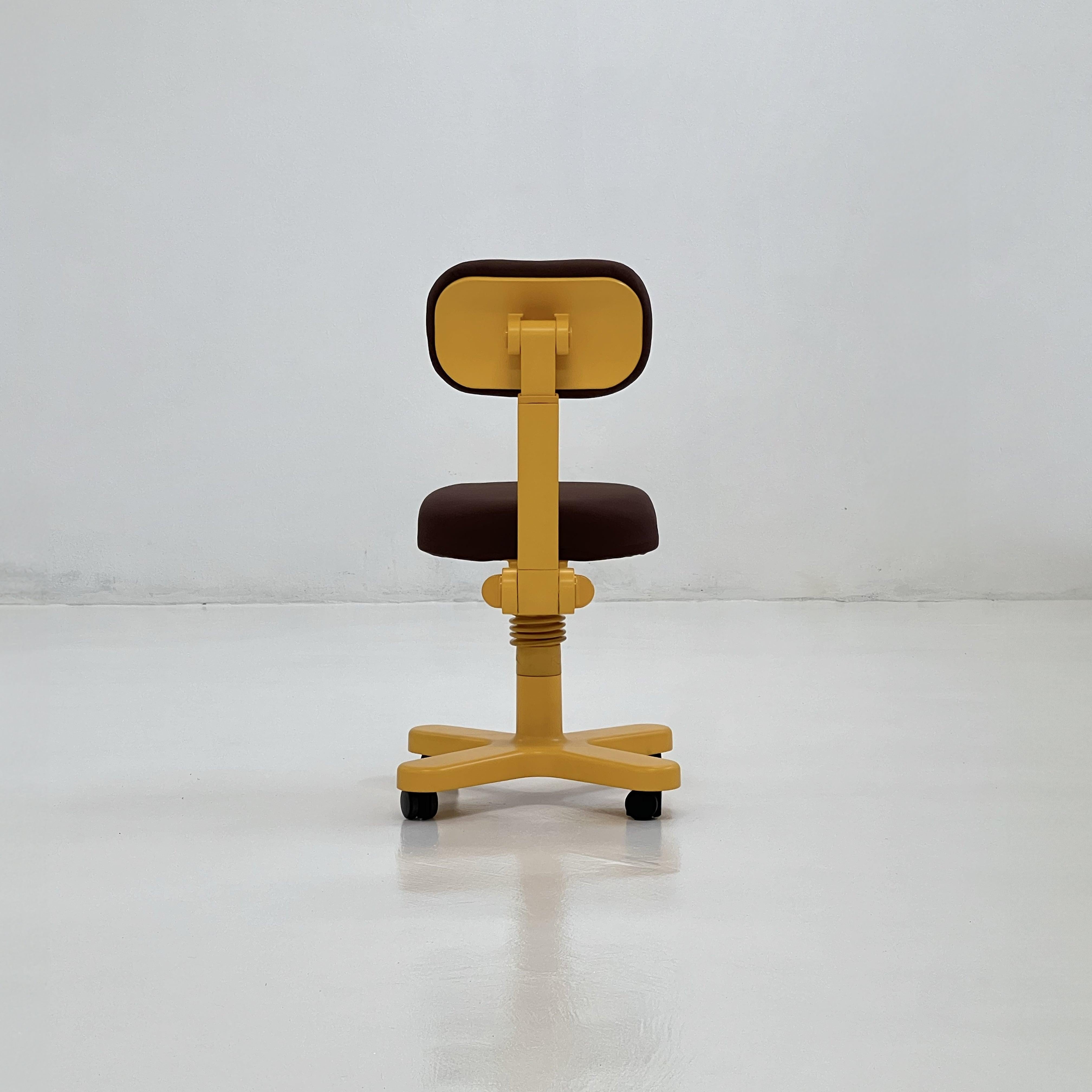 Late 20th Century  Desk Chair Mod.Synthesis 45 Designed by Ettore Sottsass for Olivetti, Italy 197 For Sale