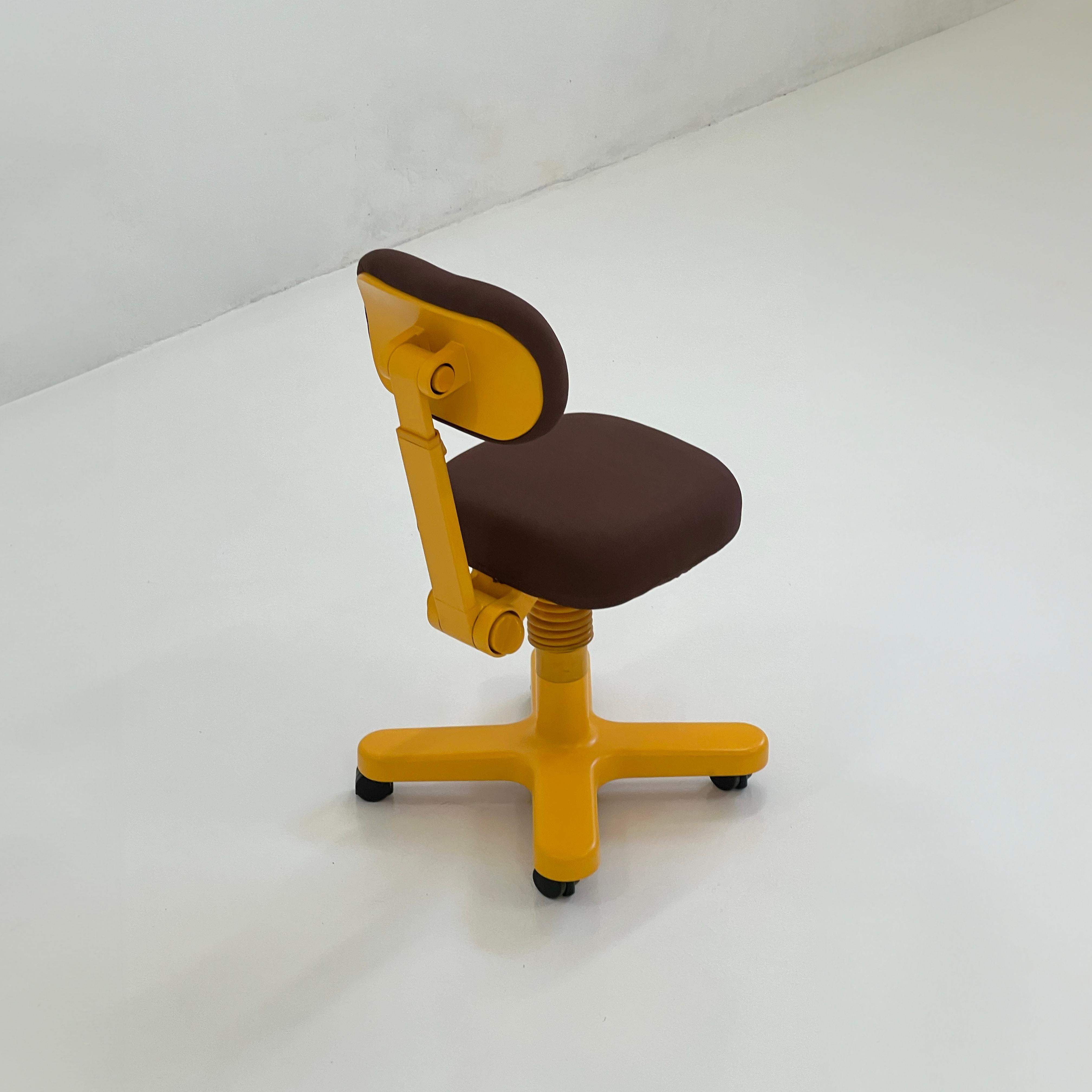 Desk Chair Mod.Synthesis 45 Designed by Ettore Sottsass for Olivetti, Italy 197 For Sale 6