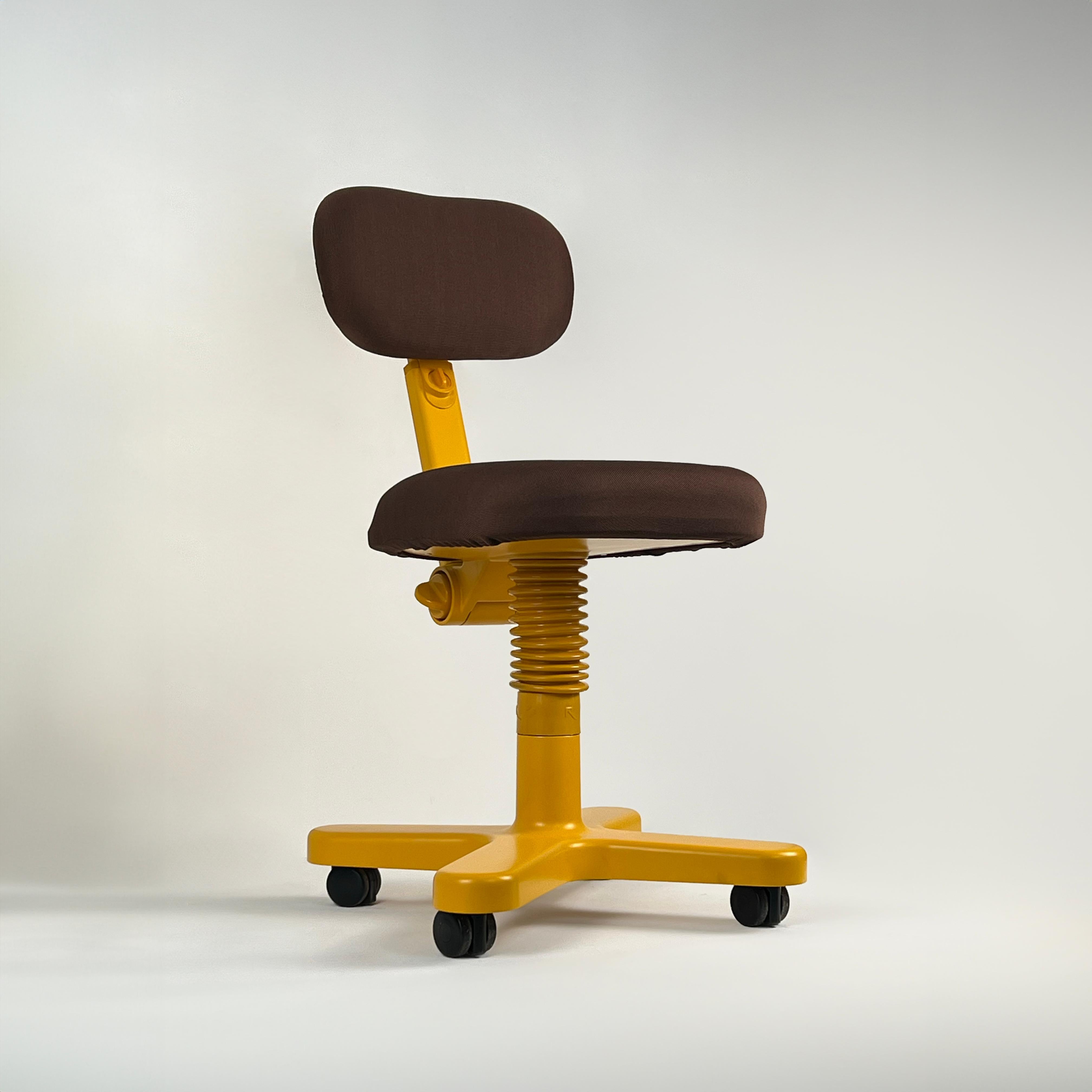  Desk Chair Mod.Synthesis 45 Designed by Ettore Sottsass for Olivetti, Italy 197 For Sale 7