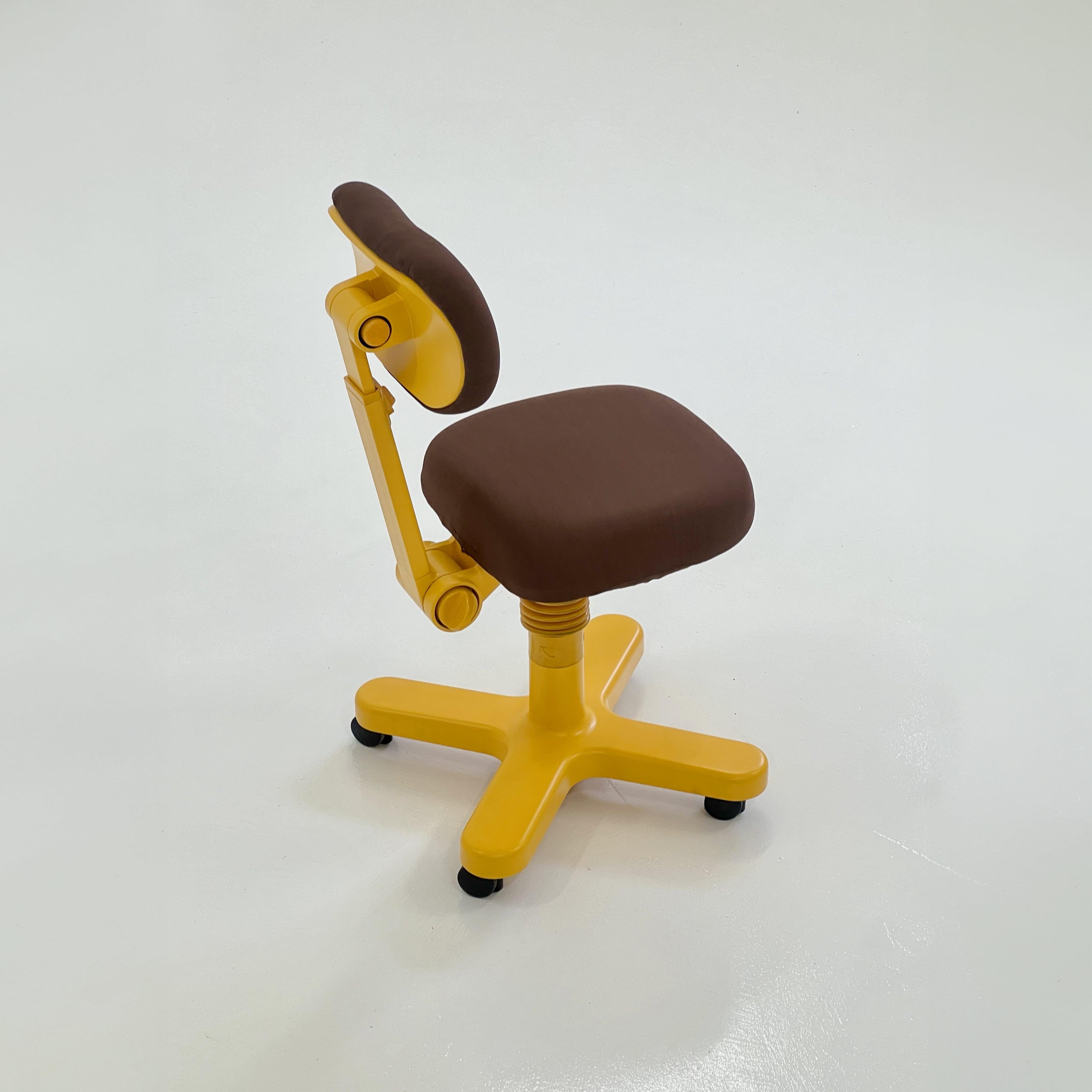  Desk Chair Mod.Synthesis 45 Designed by Ettore Sottsass for Olivetti, Italy 197 For Sale 4