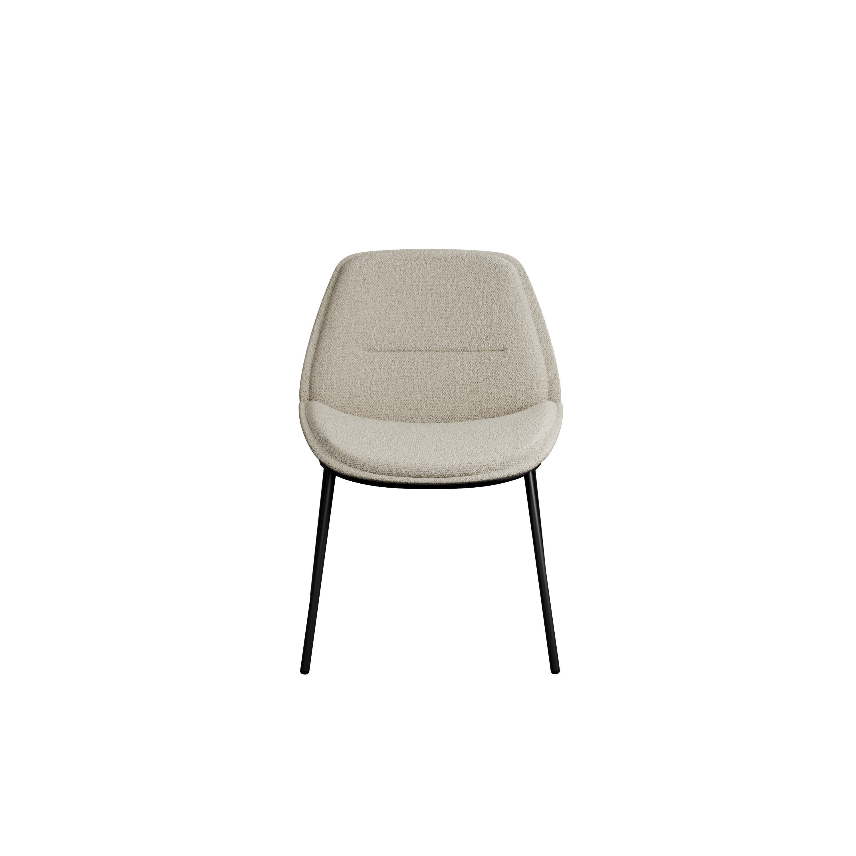Designed with both dining and desk use in mind, the Much chair whithout arms is a versatile chair that offers a unique and elegant solution for your home.

Crafted from a sturdy black epoxy iron frame, Munch exudes a modern and industrial aesthetic.
