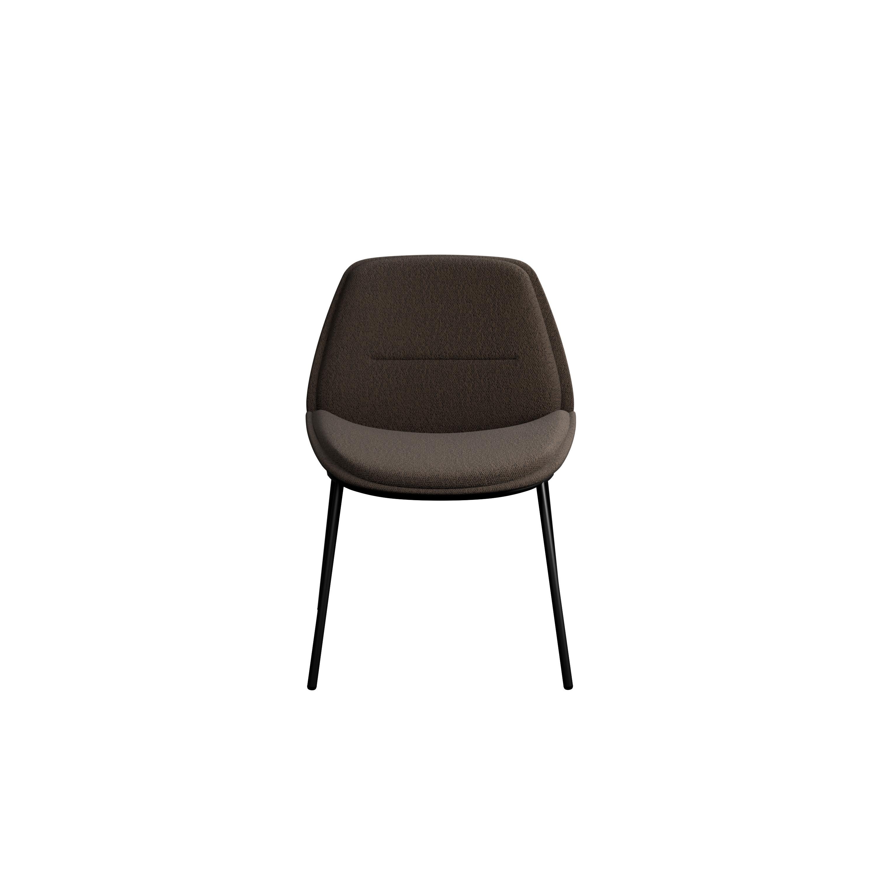 Conçue pour être utilisée aussi bien en salle à manger qu'au bureau, la chaise Eleg sans accoudoirs est une chaise polyvalente qui offre une solution unique et élégante pour votre intérieur.

Fabriqué à partir d'un cadre robuste en fer époxy noir,