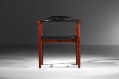 Desk chair Scandinavian Danish armchair in teak from the 60's