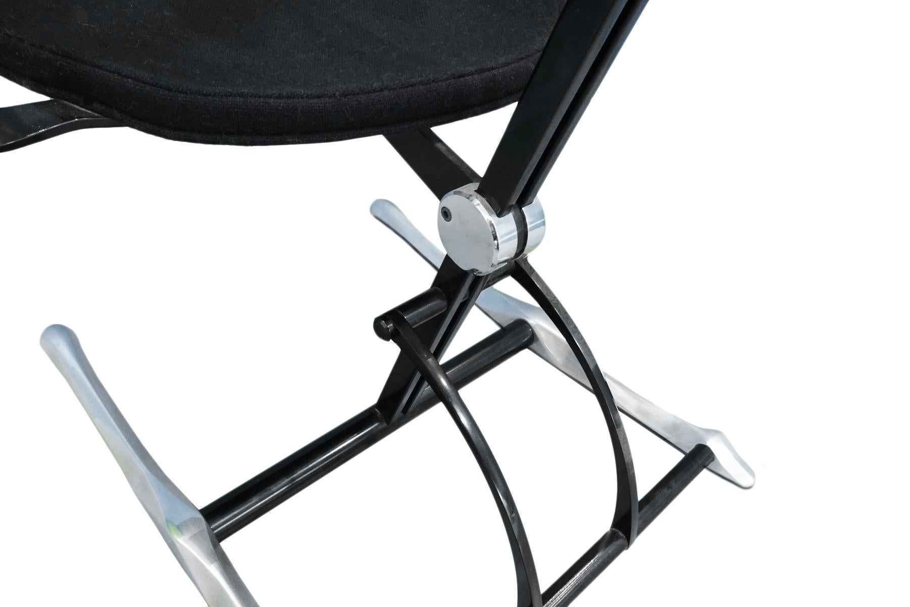 Schreibtischstuhl:: Vintage Hille Meridio Posturepedic Chair Designed by Michael Dye (Postmoderne)