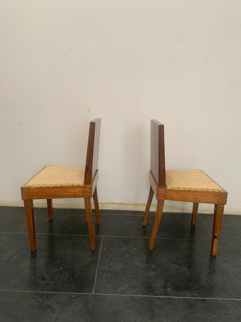 Art Deco Desk Chairs by Vezzani, 1930s, Set of 2 For Sale