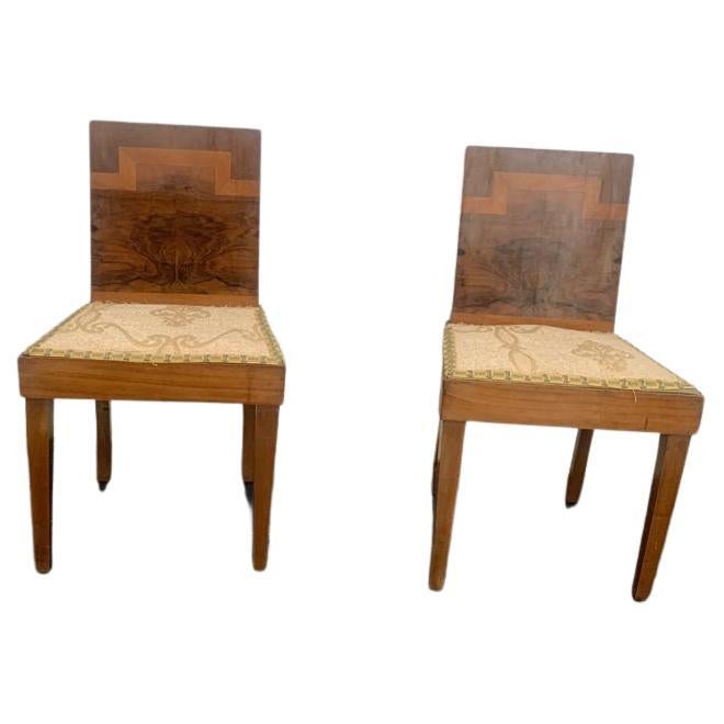 Desk Chairs by Vezzani, 1930s, Set of 2 For Sale