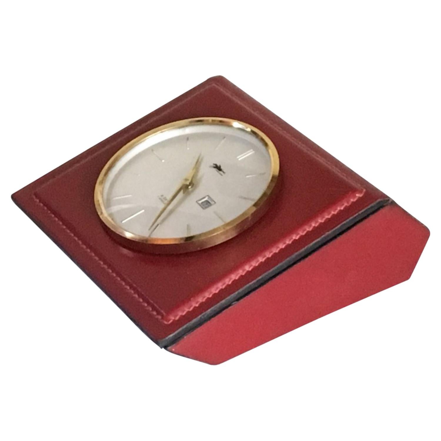 Desk Clock or Jewelry Box from Longchamp, Paris For Sale