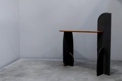 Desk Console, Unique Daté Kan Stone Sculptural Design by Okurayama