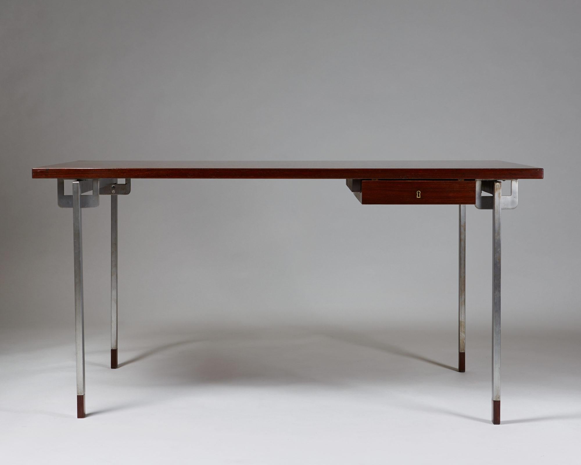 Scandinavian Modern Desk Designed by Hans J. Wegner for Andreas Tuck, Denmark, 1967