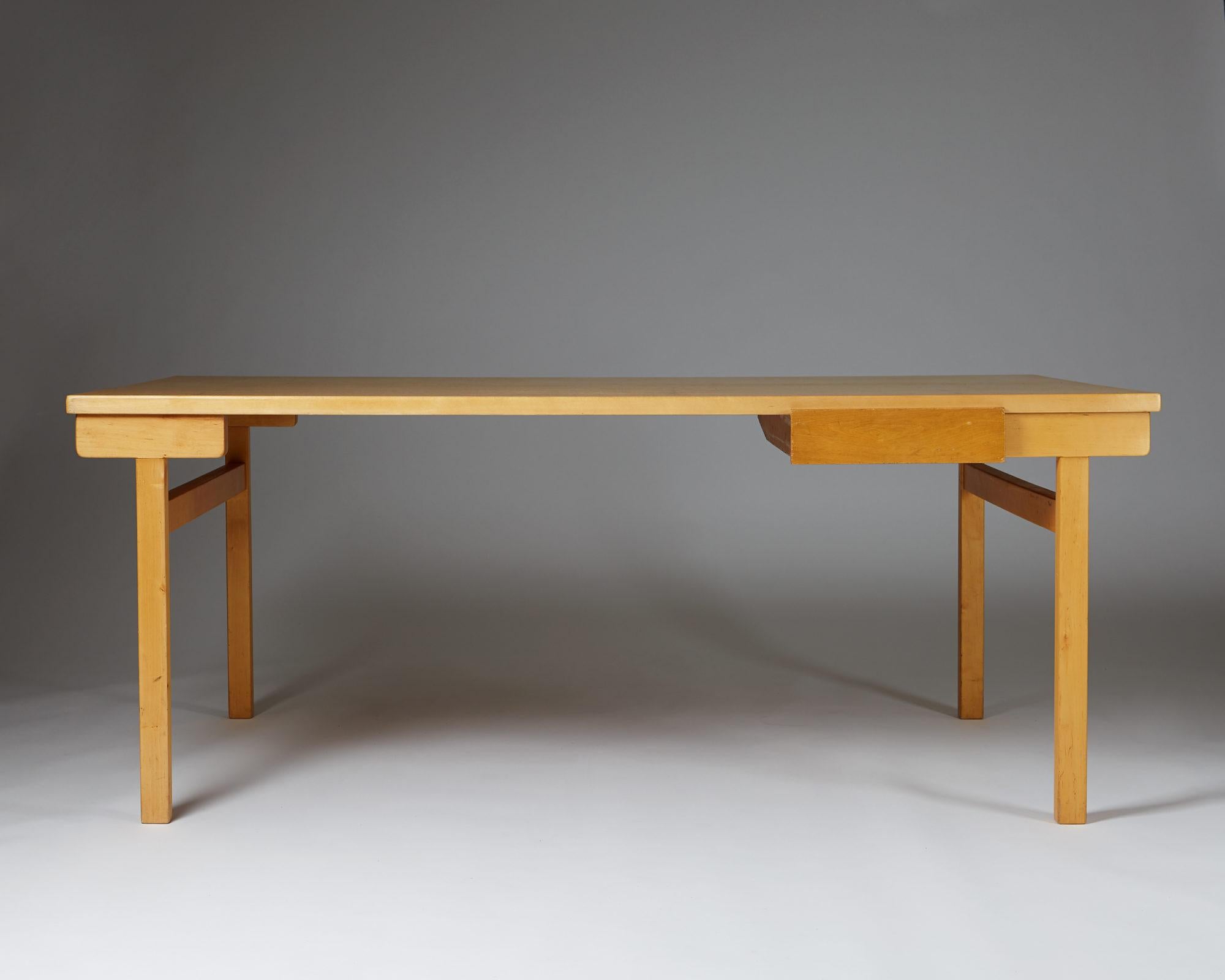 Scandinavian Modern Desk Designed by John Kandell, Sweden, 1970s