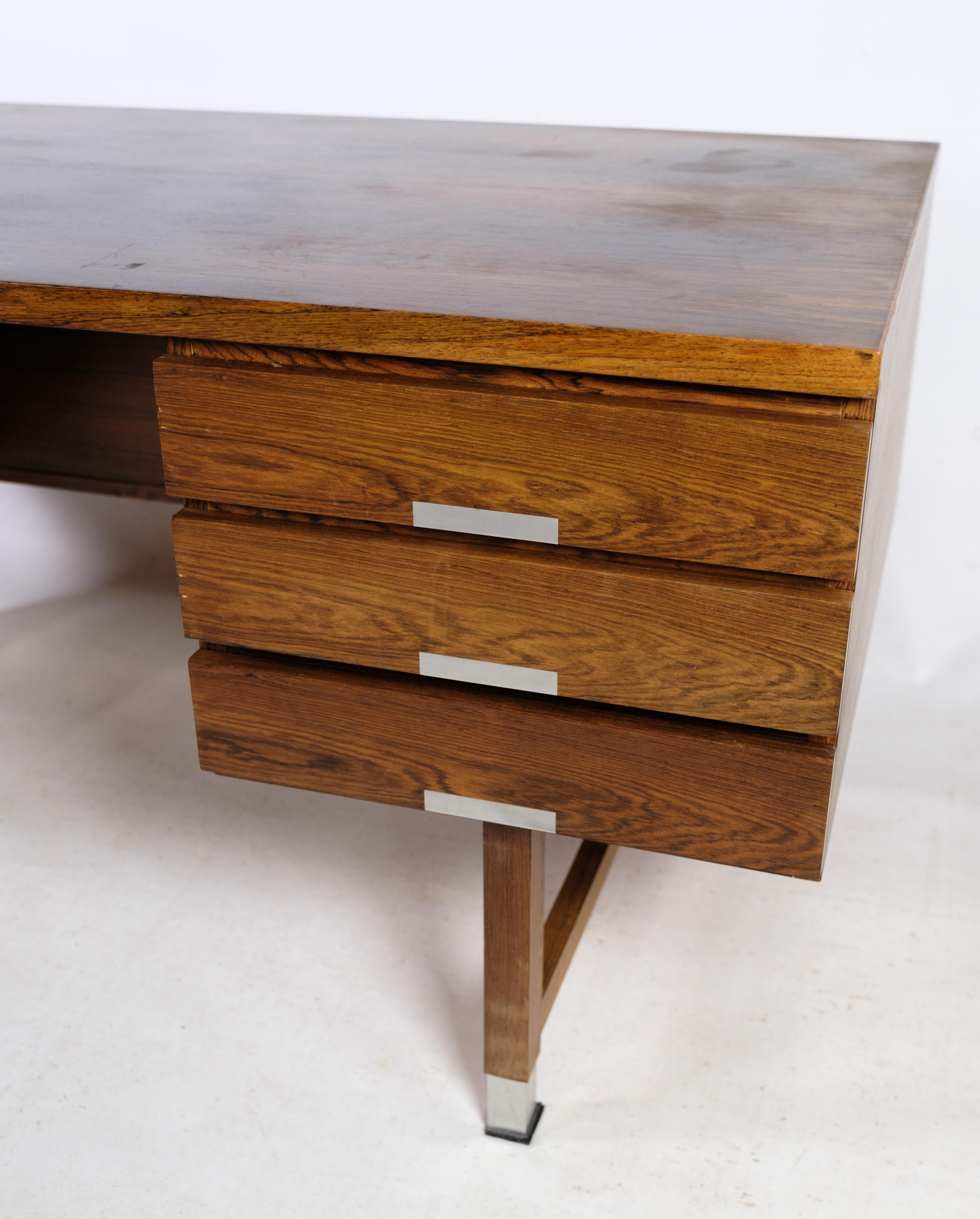 Desk, designed by Kai Kristiansen, Rosewood, 1960 In Excellent Condition In Lejre, DK