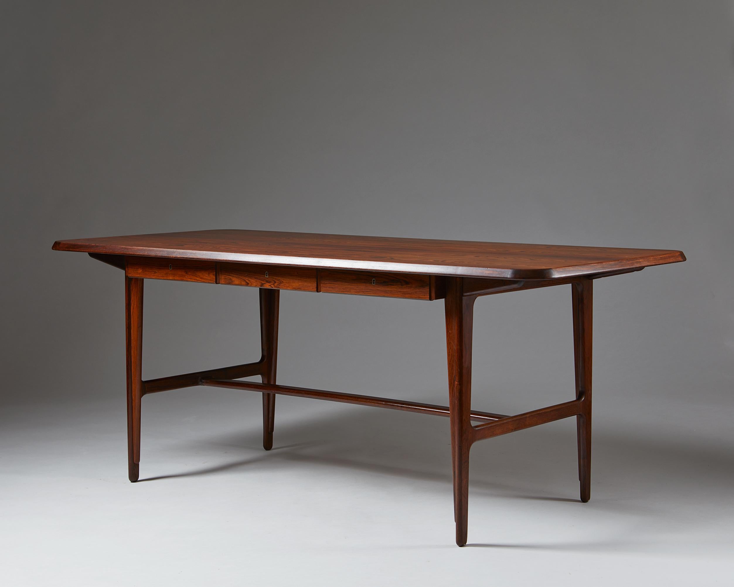 Danish Desk Designed by Kurt Olsen for A. Andersen & Bohm, Denmark, 1957